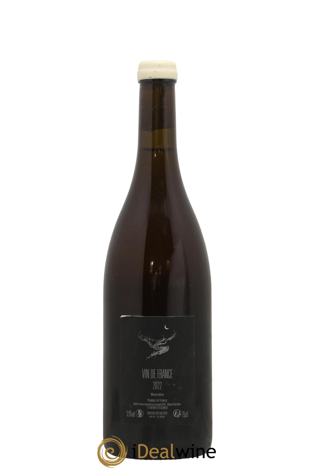 Vin de France Pinot Blanc Arnaud Lopez 2022 - Lot de 1 bouteille - 1