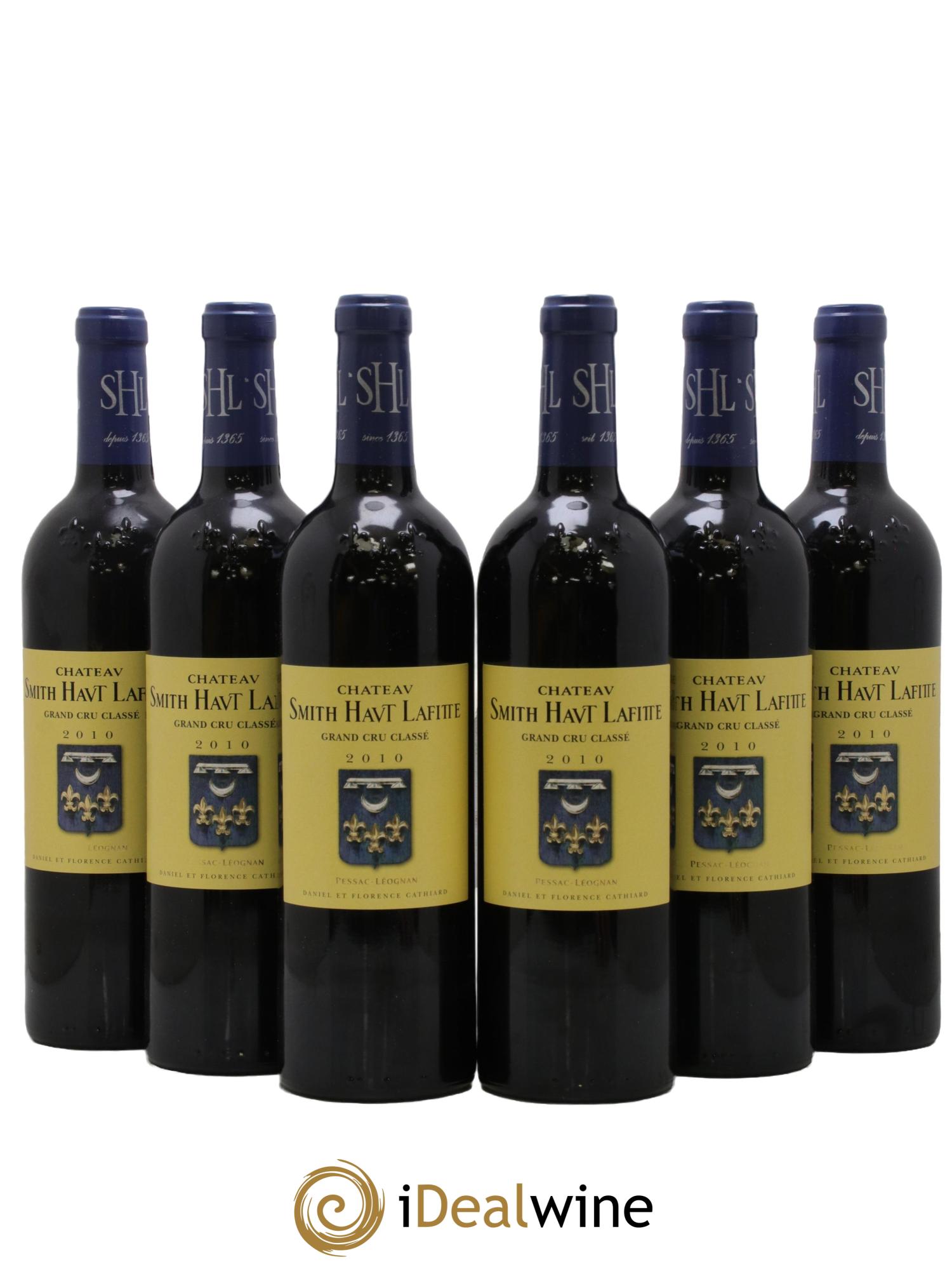 Château Smith Haut Lafitte Cru Classé de Graves 2010 - Posten von 6 Flaschen - 0