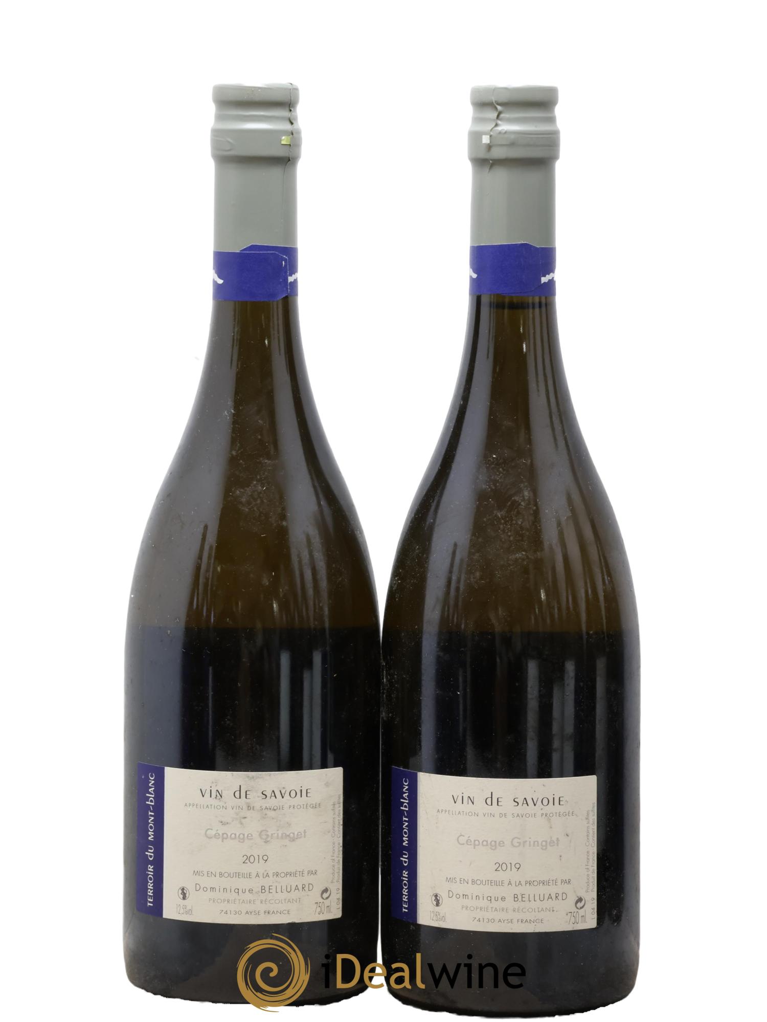 Vin de Savoie Pur Jus 100% Domaine Belluard 2019 - Lot de 2 bouteilles - 1