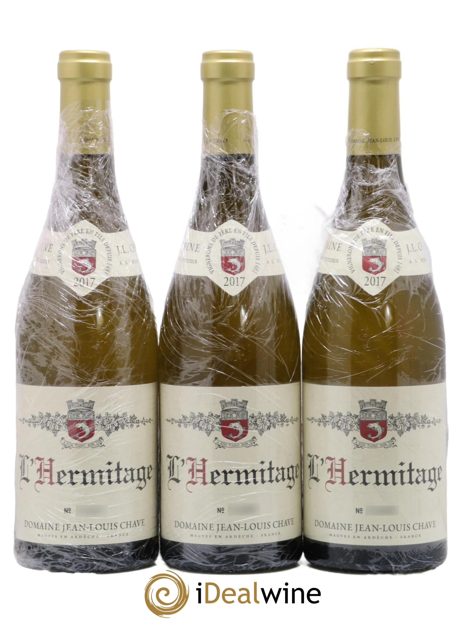 Hermitage Jean-Louis Chave 2017 - Lot de 3 bouteilles - 0