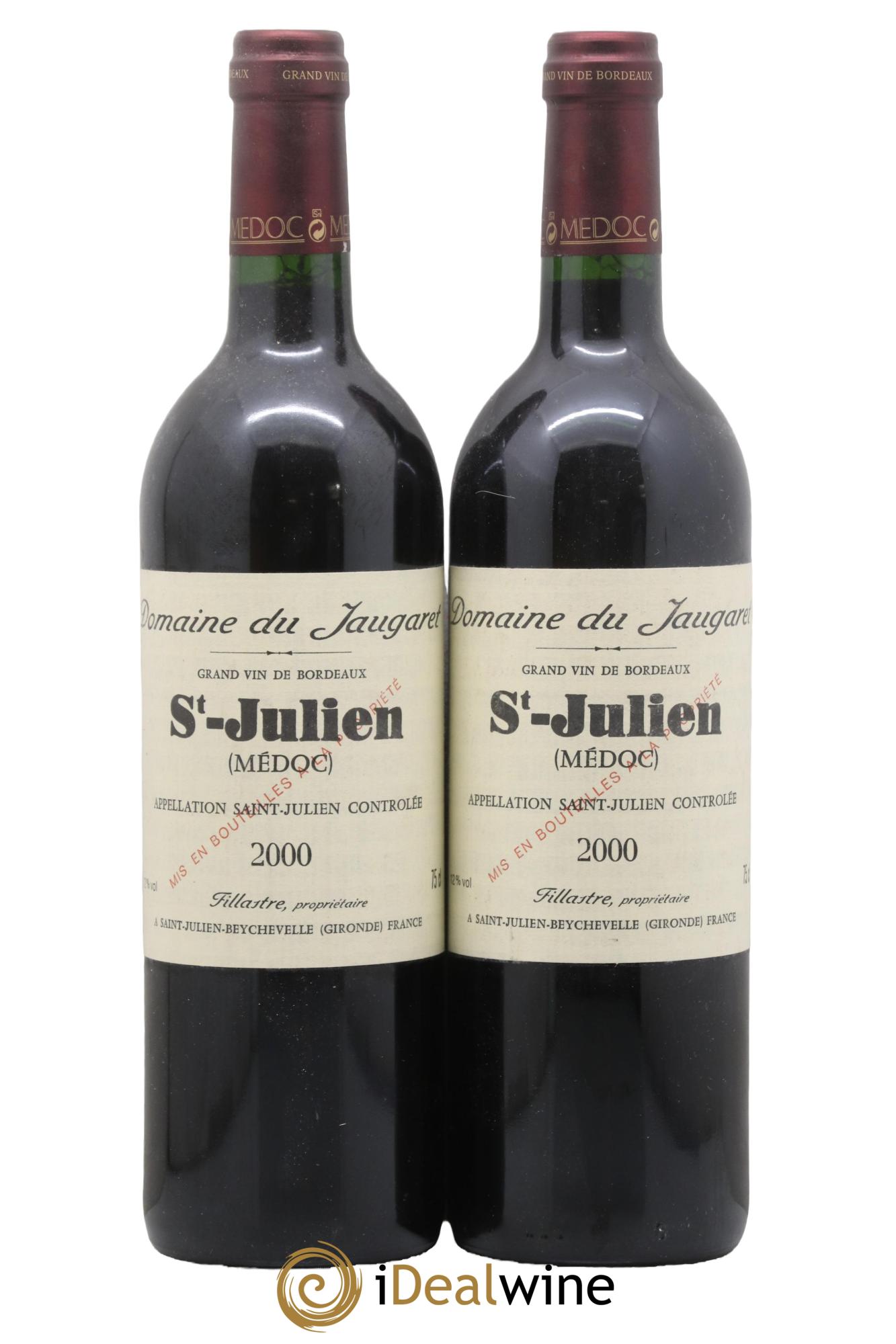 Domaine du Jaugaret 2000 - Lot de 2 bouteilles - 0