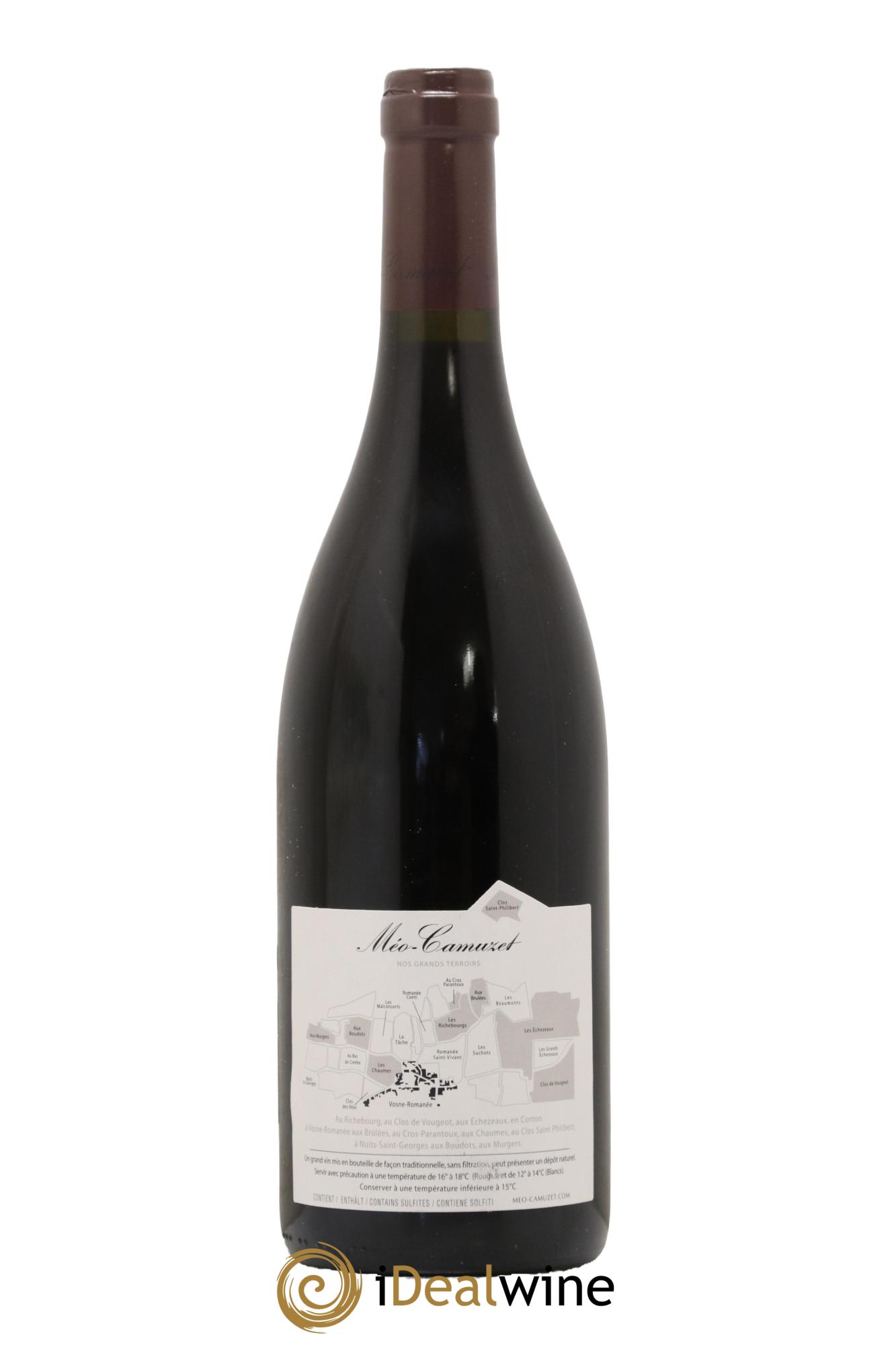 Clos de Vougeot Grand Cru Près le Cellier Méo-Camuzet (Domaine) 2017 - Lot de 1 bouteille - 1