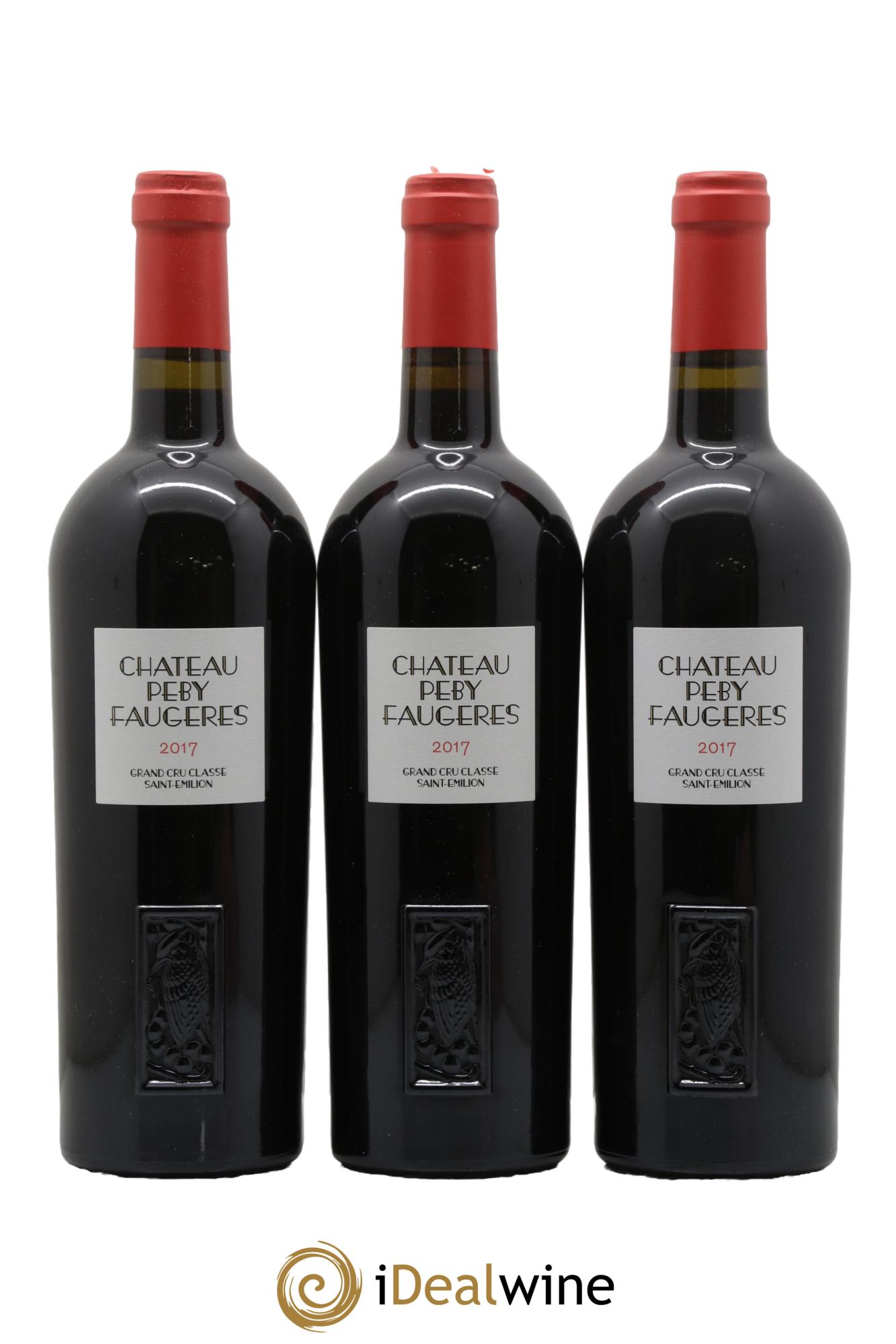 Château Péby Faugères Grand Cru Classé 2017 - Lot de 6 bouteilles - 1