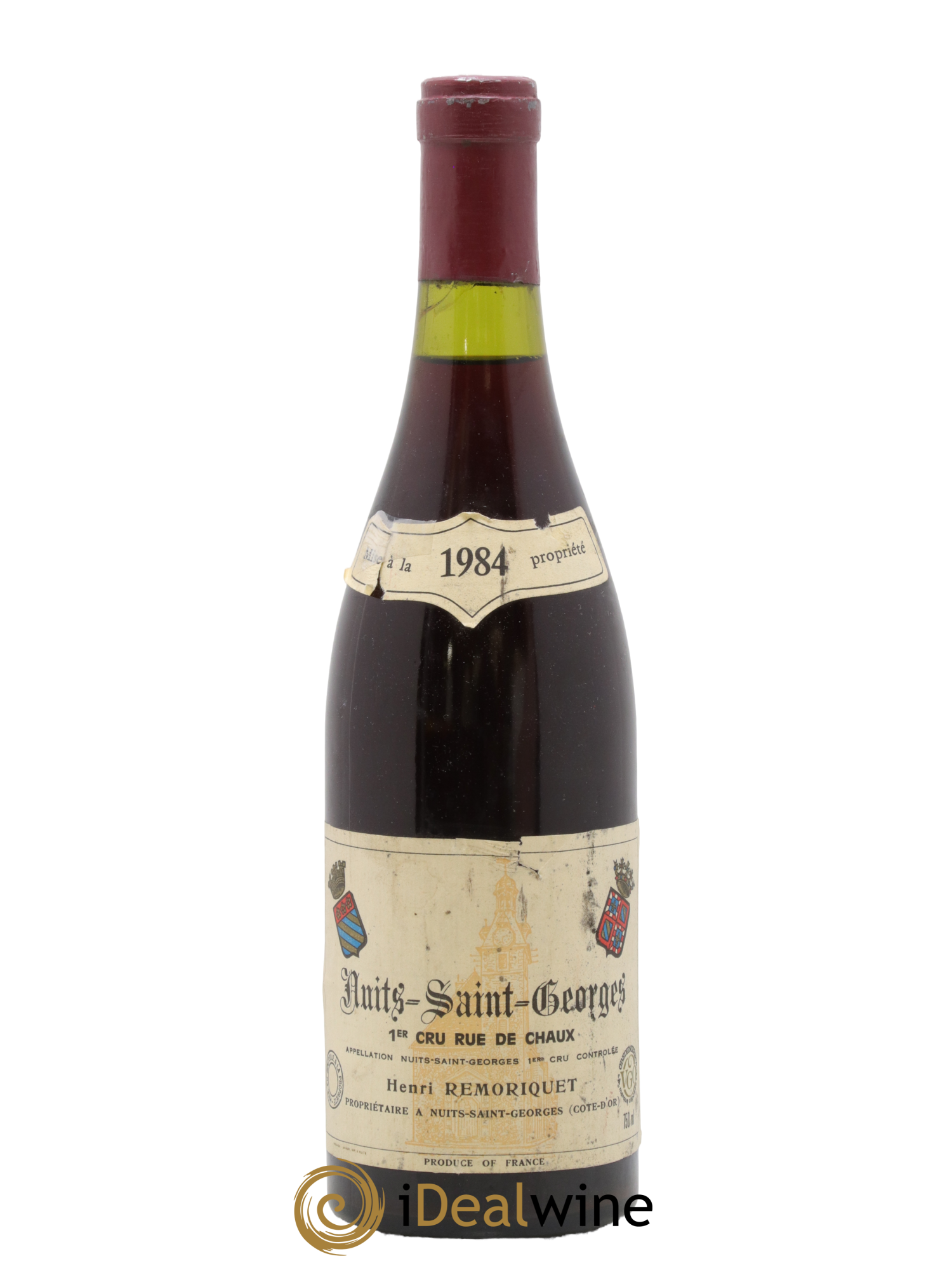 Nuits-Saint-Georges 1er Cru Rue De Chaux Henri Remoriquet 1984 - Posten von 1 Flasche - 0