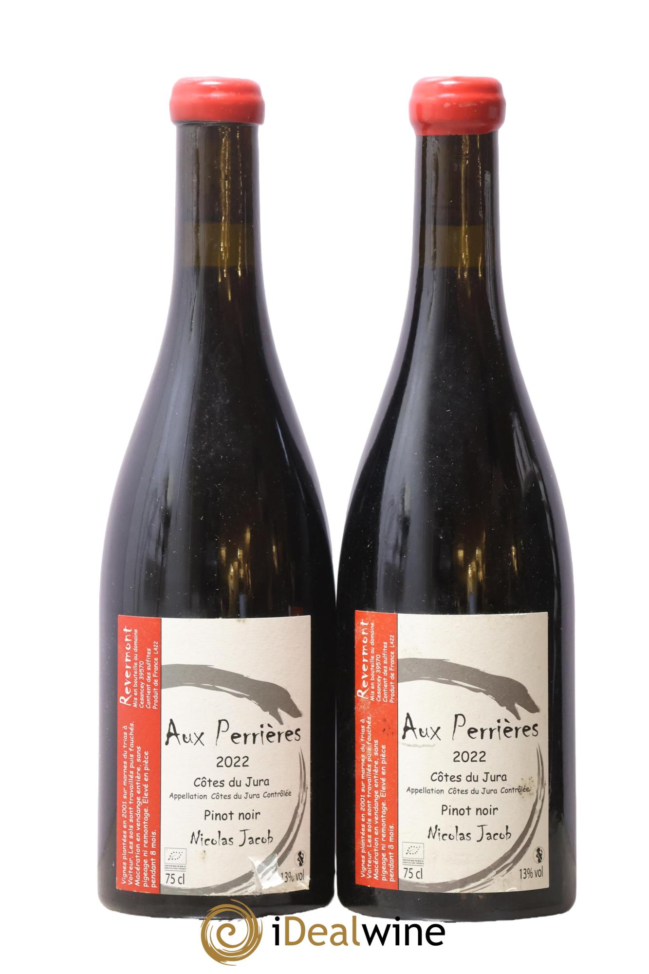 Côtes du Jura Aux Perrières Nicolas Jacob 2022 - Lote de 2 botellas - 0