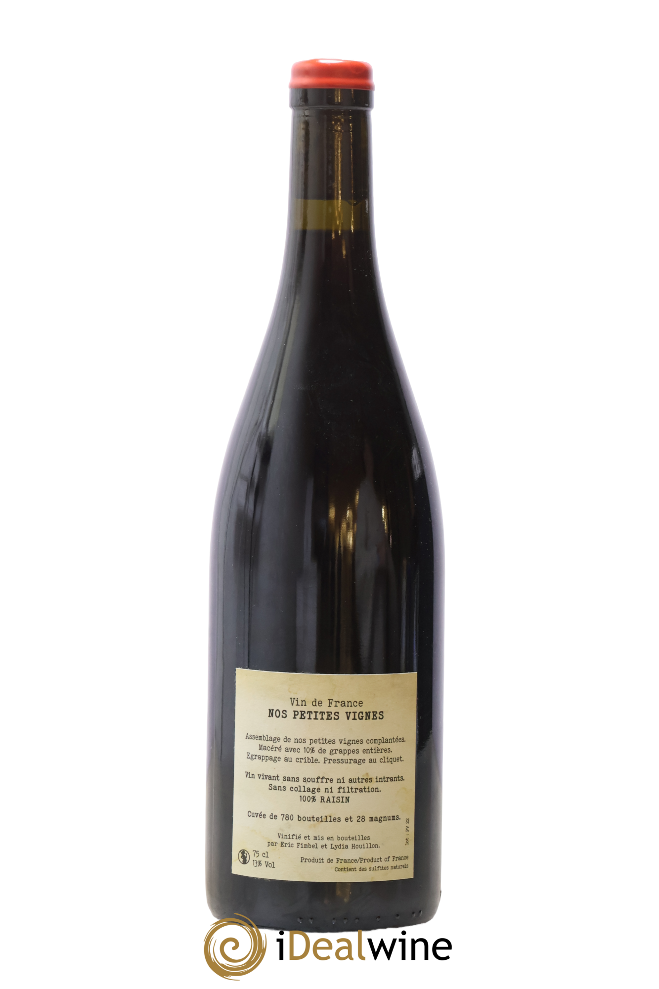 Vin de France Nos Petites Vignes Eric Fimbel & Lydia Houillon 2022 - Lot of 1 bottle - 1
