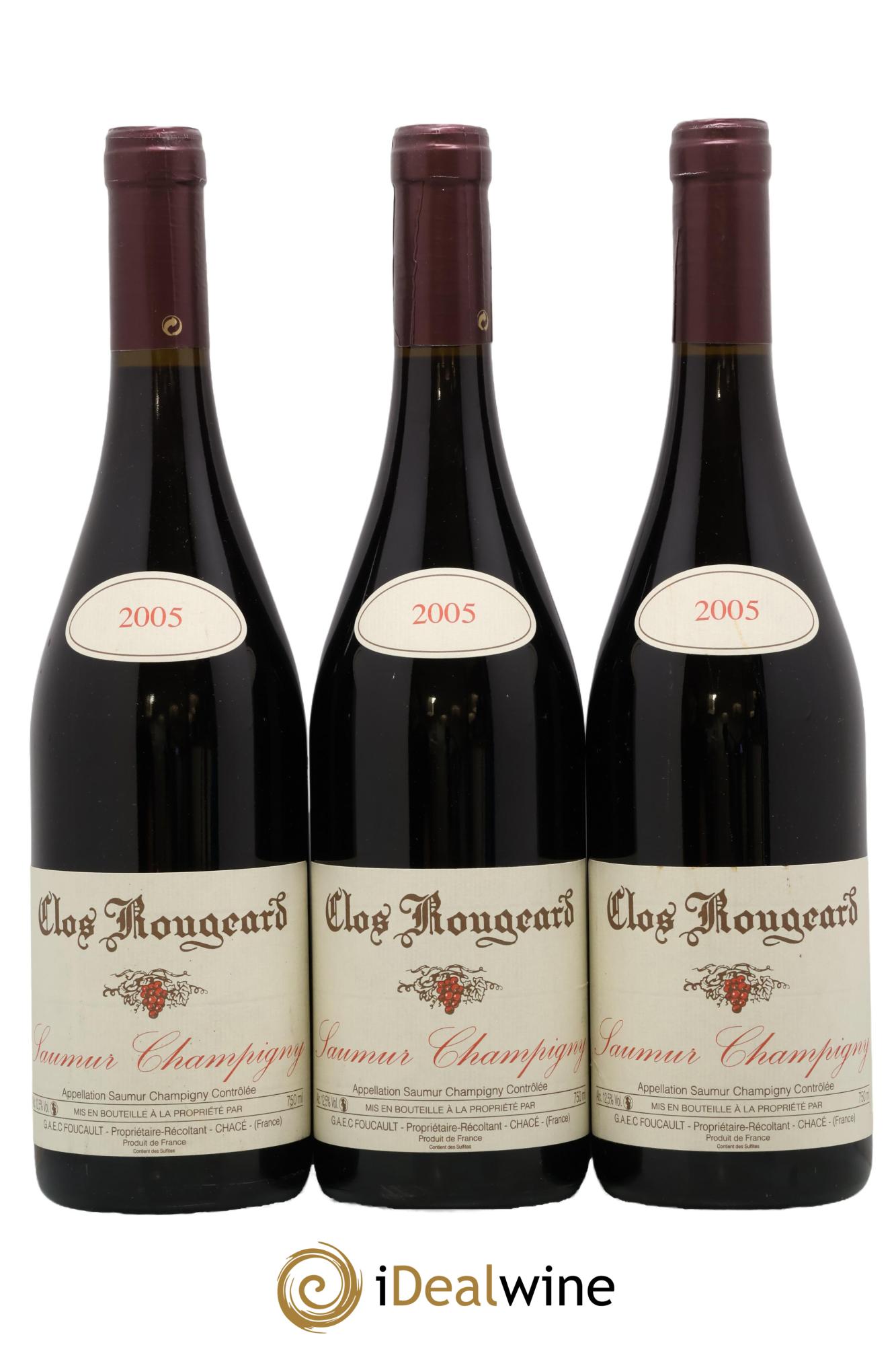 Saumur-Champigny Clos Rougeard 2005 - Lot de 3 bouteilles - 0