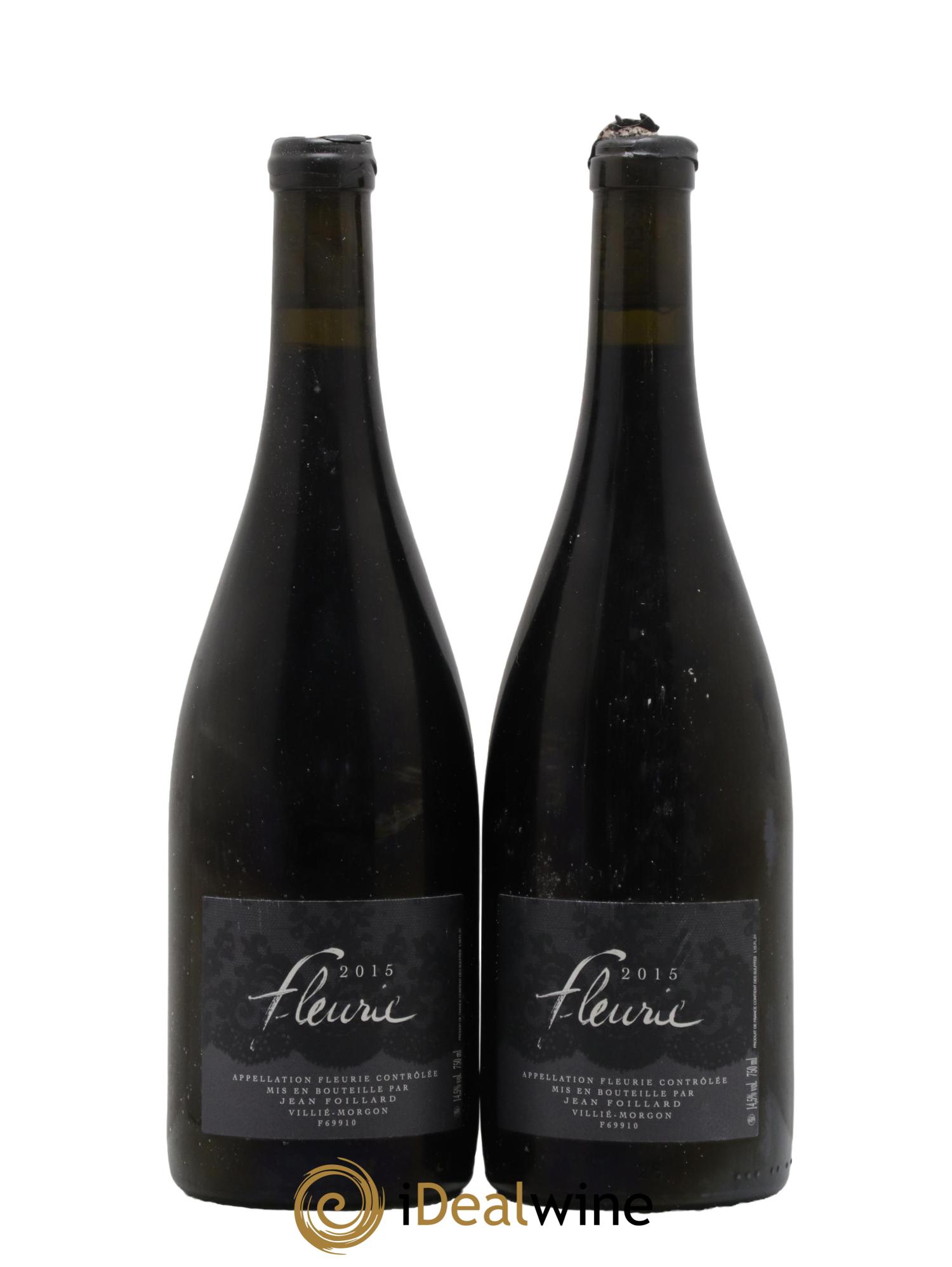 Fleurie Jean Foillard 2015 - Lot de 2 bouteilles - 0