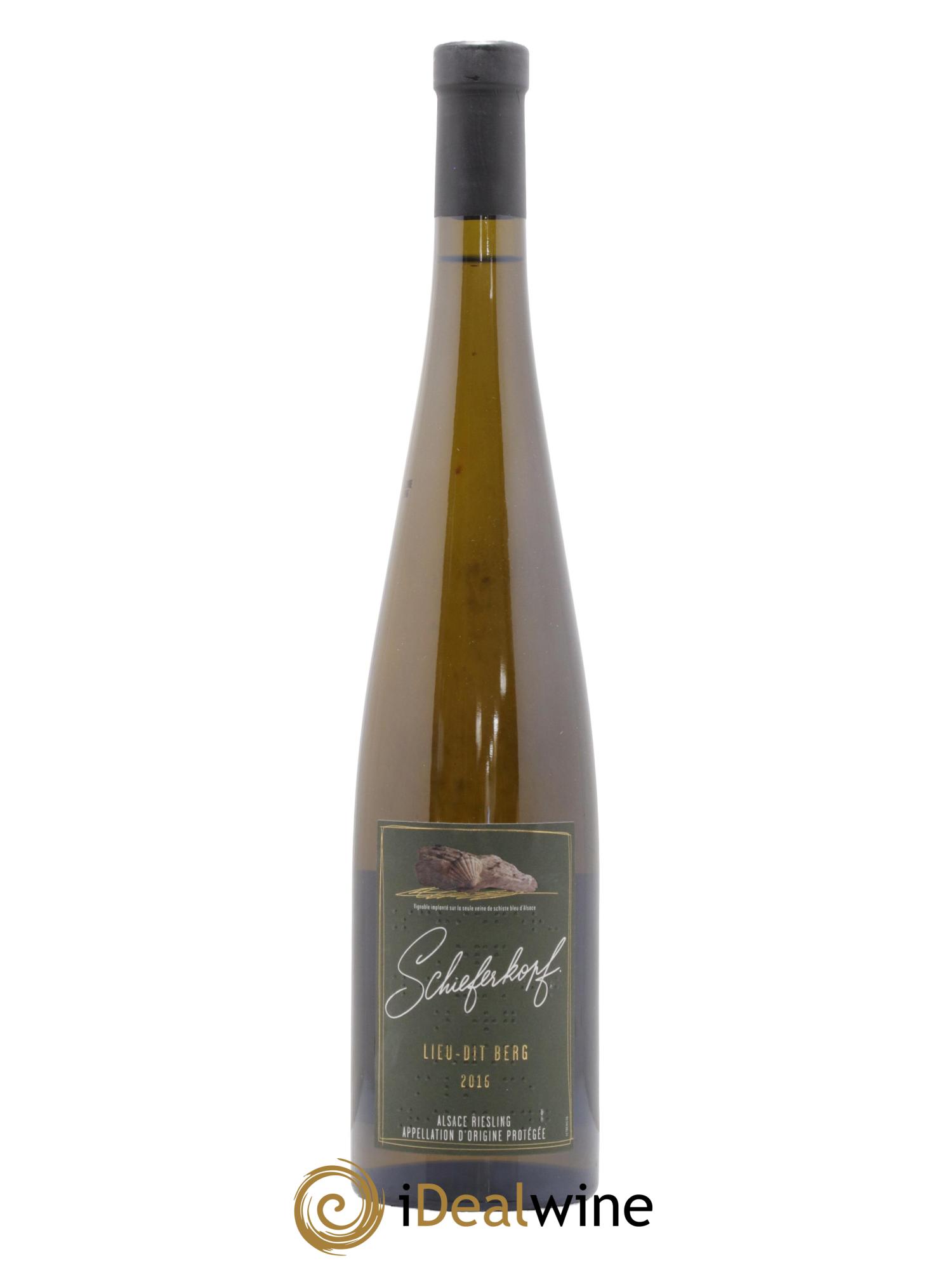 Alsace Riesling Lieu-dit Berg Schieferkopf - Chapoutier 2016 - Lot de 1 bouteille - 0