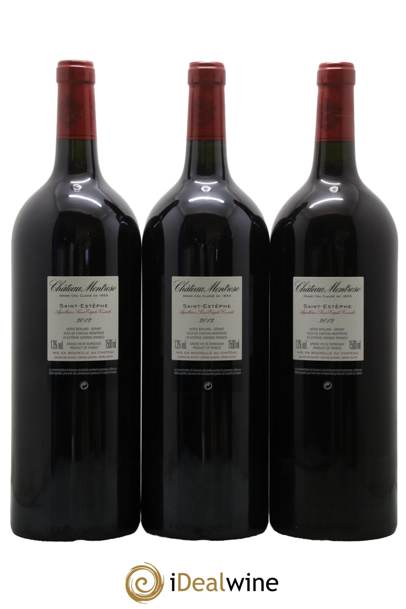 Château Montrose 2ème Grand Cru Classé 2012 - Lot de 3 magnums - 1