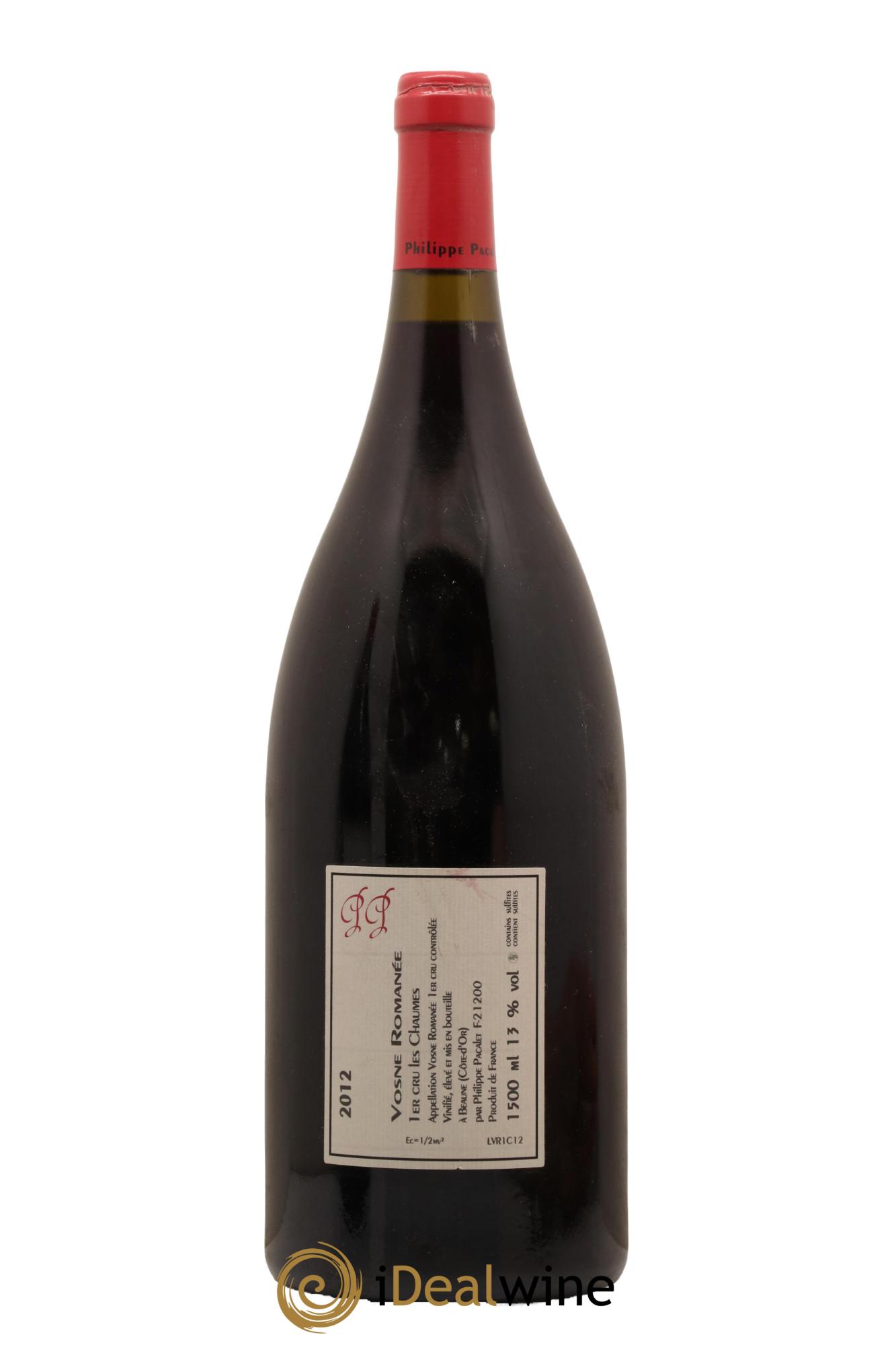 Vosne-Romanée 1er Cru Les Chaumes Philippe Pacalet 2012 - Lot de 1 magnum - 1