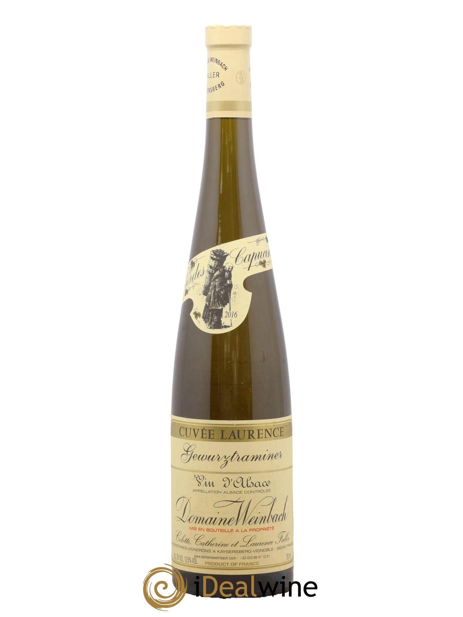 Alsace Gewurztraminer Cuvée Laurence Weinbach (Domaine) 2016 - Lot of 1 bottle - 0