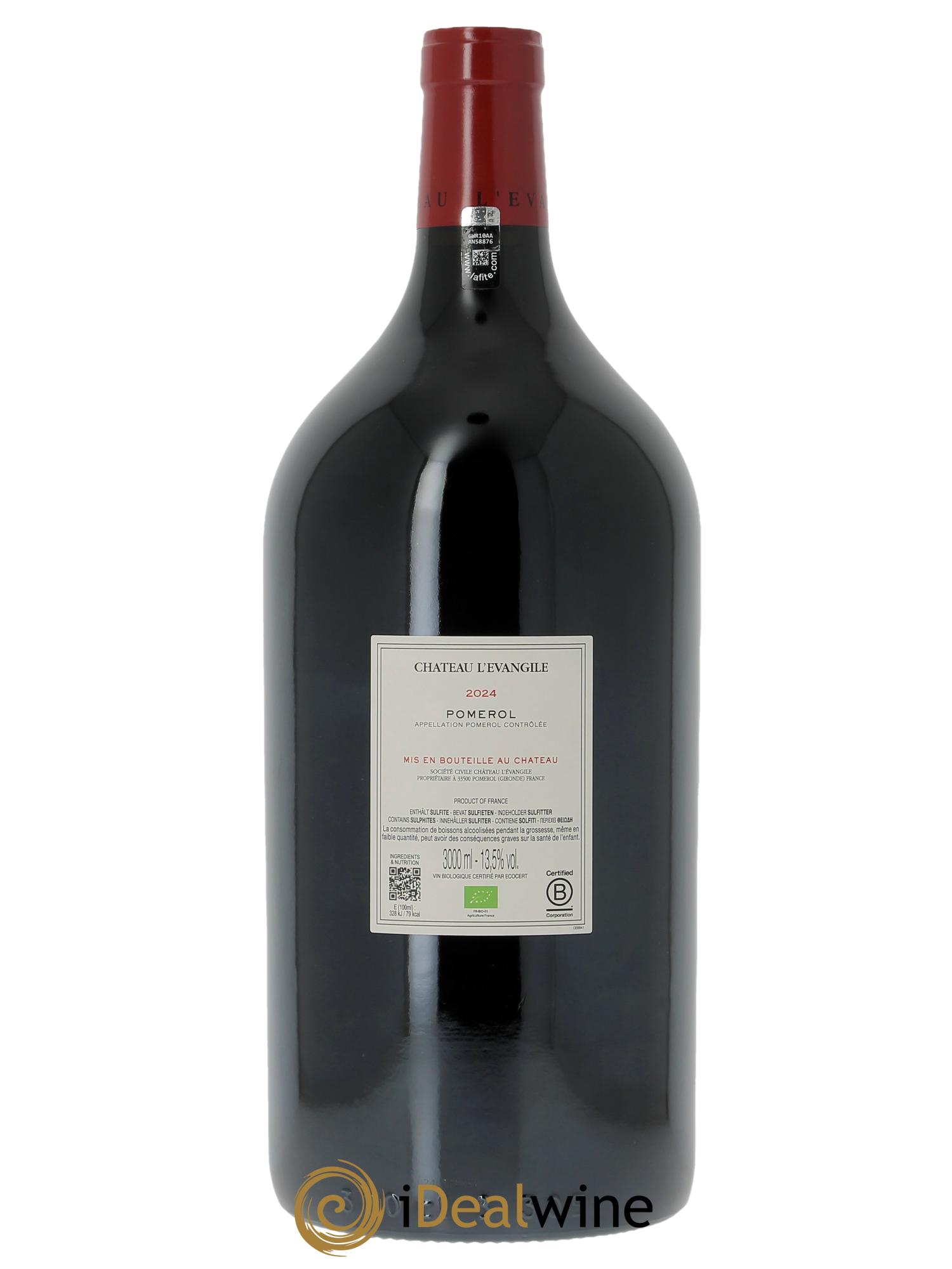 Château l' Évangile  2024 - Lote de 1 Jeroboam/Doble magnum - 2