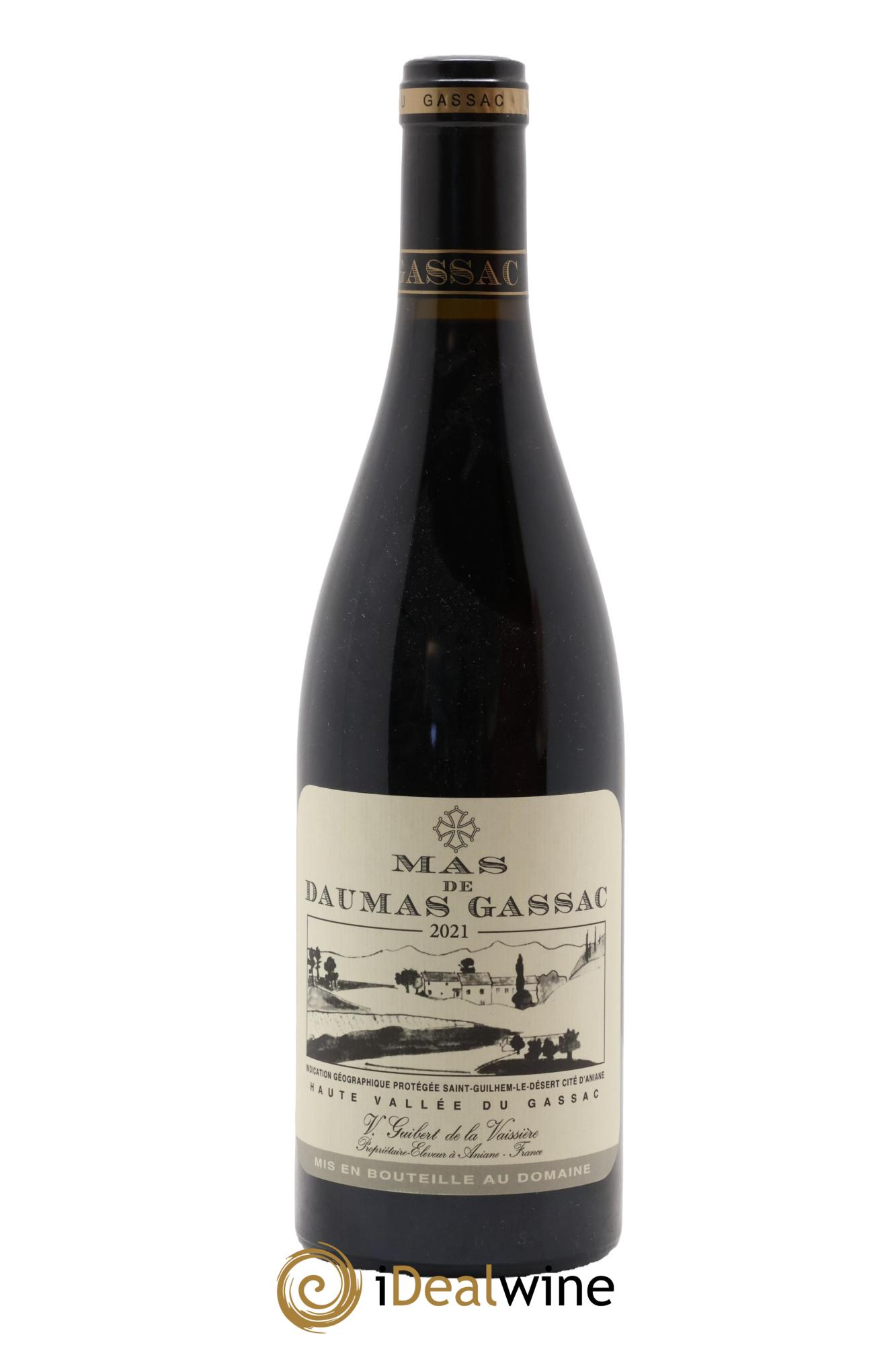 IGP St Guilhem-le-Désert - Cité d'Aniane Mas Daumas Gassac Famille Guibert de La Vaissière 2021 - Lot of 1 bottle - 0