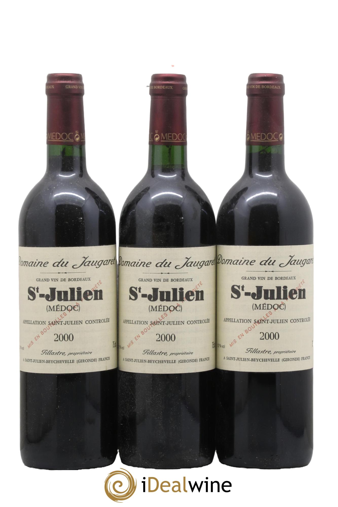Domaine du Jaugaret 2000 - Lot de 3 bouteilles - 0