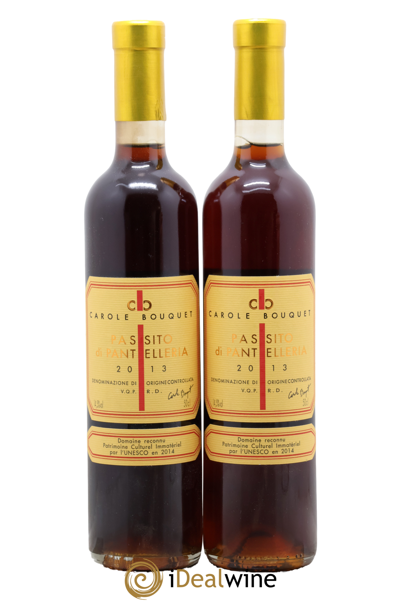 Passito di Pantelleria DOC Sangue d'Oro Carole Bouquet 2013 - Lot de 2 format 50cls - 0