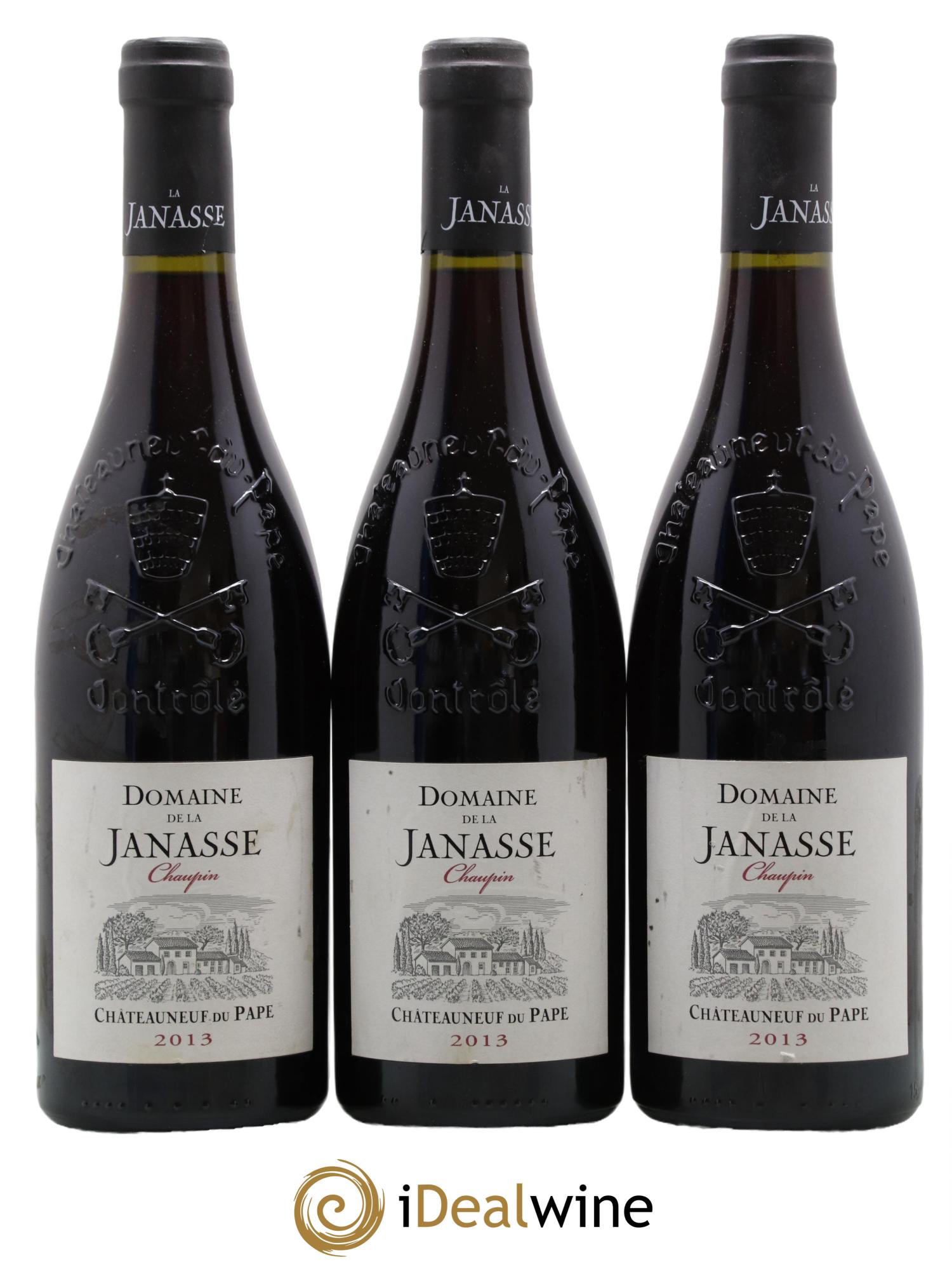 Châteauneuf-du-Pape Cuvée Chaupin La Janasse (Domaine de) 2013 - Lot de 3 bouteilles - 0