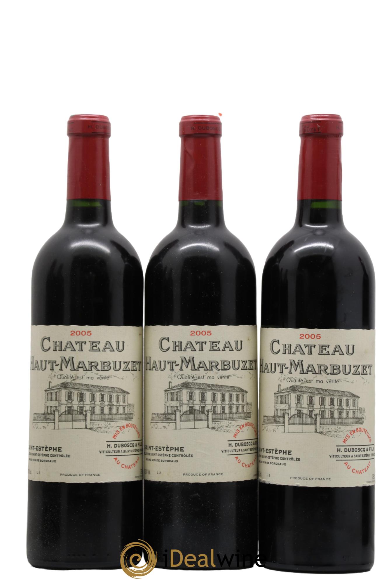 Château Haut Marbuzet  2005 - Lot de 12 bouteilles - 3