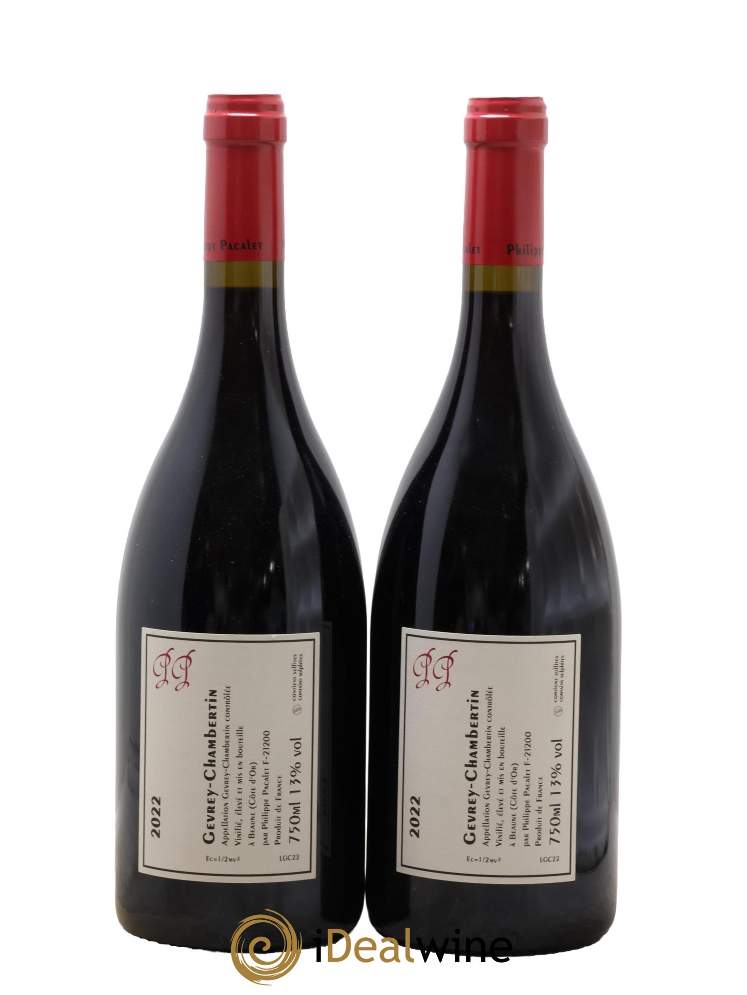 Gevrey-Chambertin Philippe Pacalet 2022 - Lotto di 2 bottiglie - 1