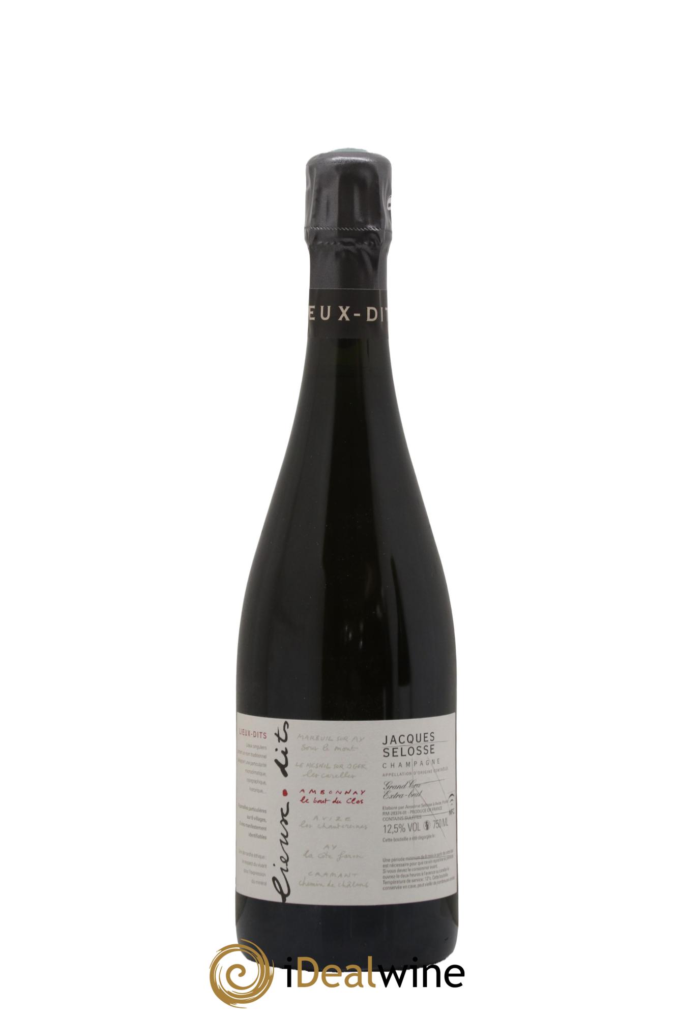 Ambonnay Le Bout du Clos Grand Cru Extra-Brut Jacques Selosse - Lot de 1 bouteille - 0