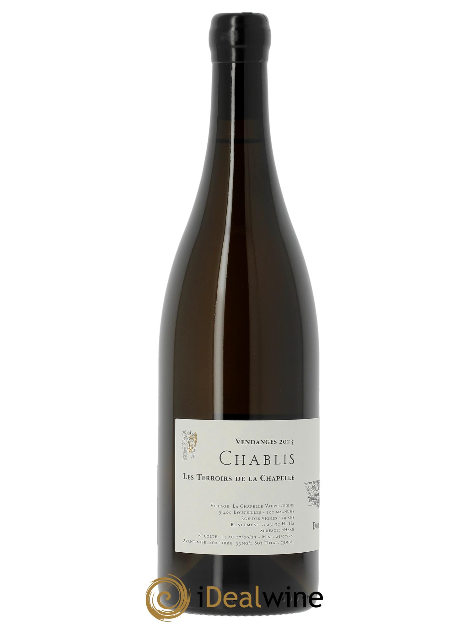 Chablis Les Terroirs de la Chapelle Jean Dauvissat (Domaine) 2023 - Lot of 1 bottle - 1