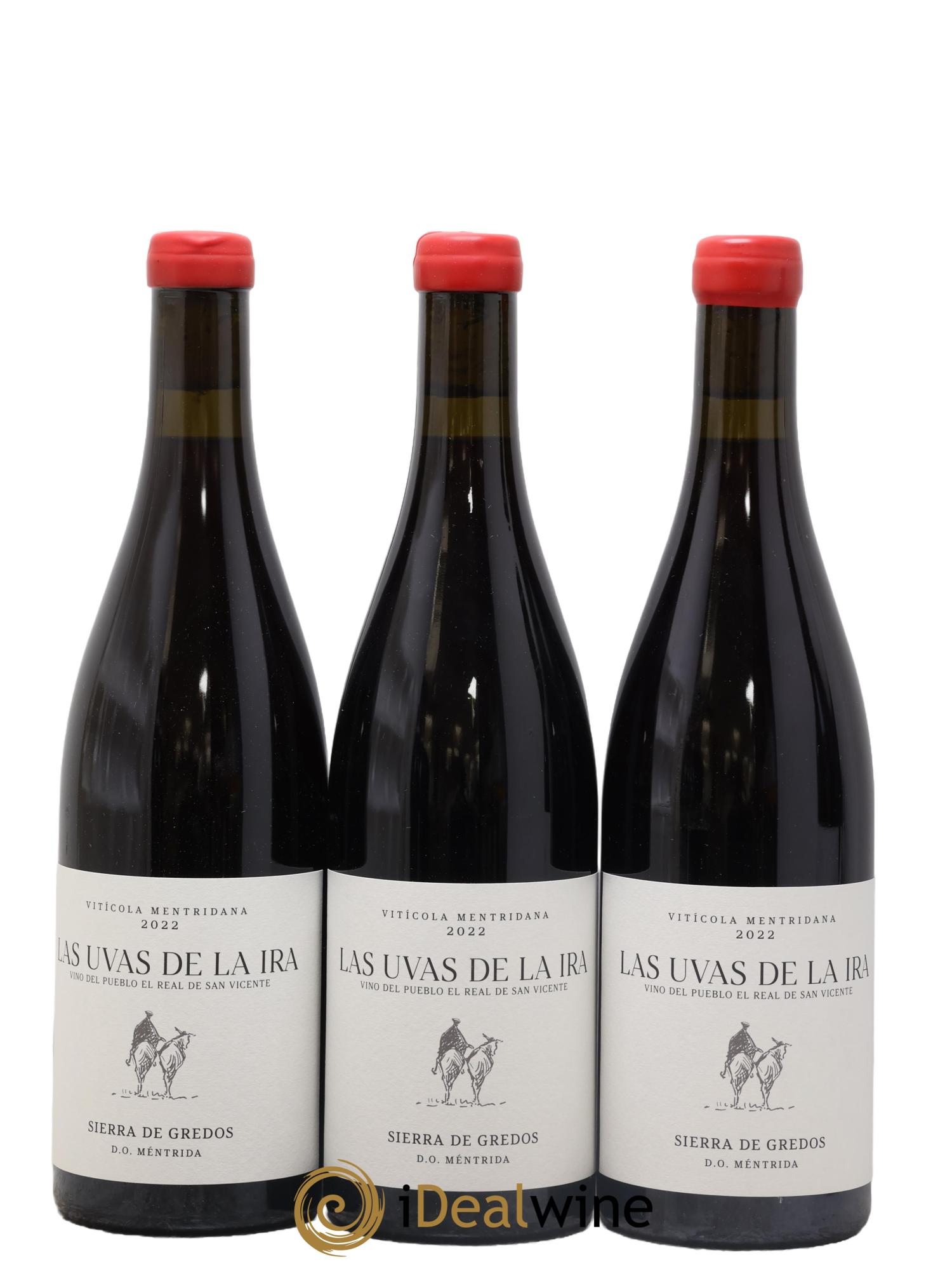 Méntrida DO Viticola Mentridana (anciennement Daniel Jimenez-Landi) Las Uvas de la Ira 2022 - Lot of 3 bottles - 0