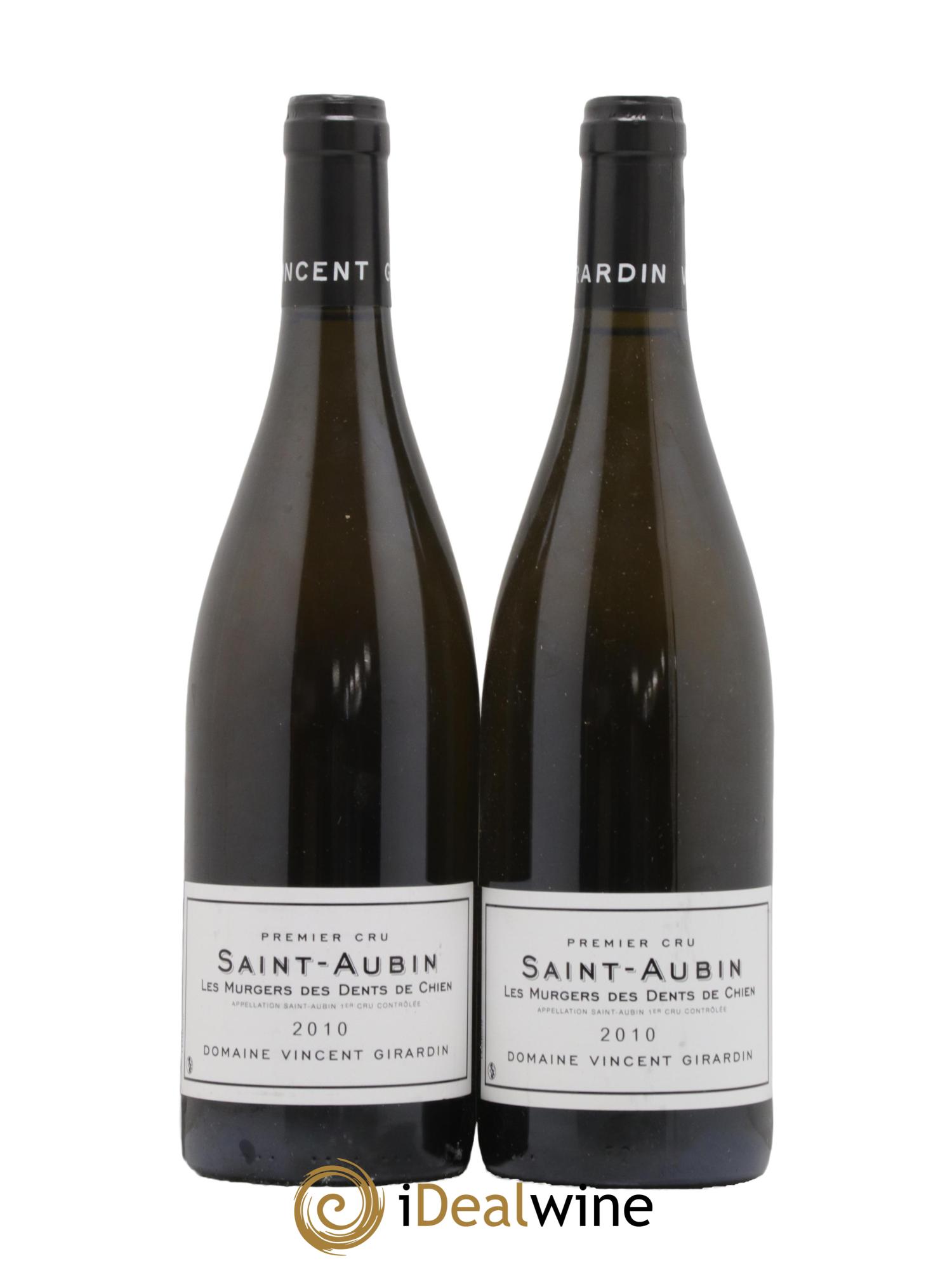 Saint-Aubin 1er Cru Les Murgers des Dents de Chien Vincent Girardin (Domaine) 2010 - Lot de 2 bouteilles - 0