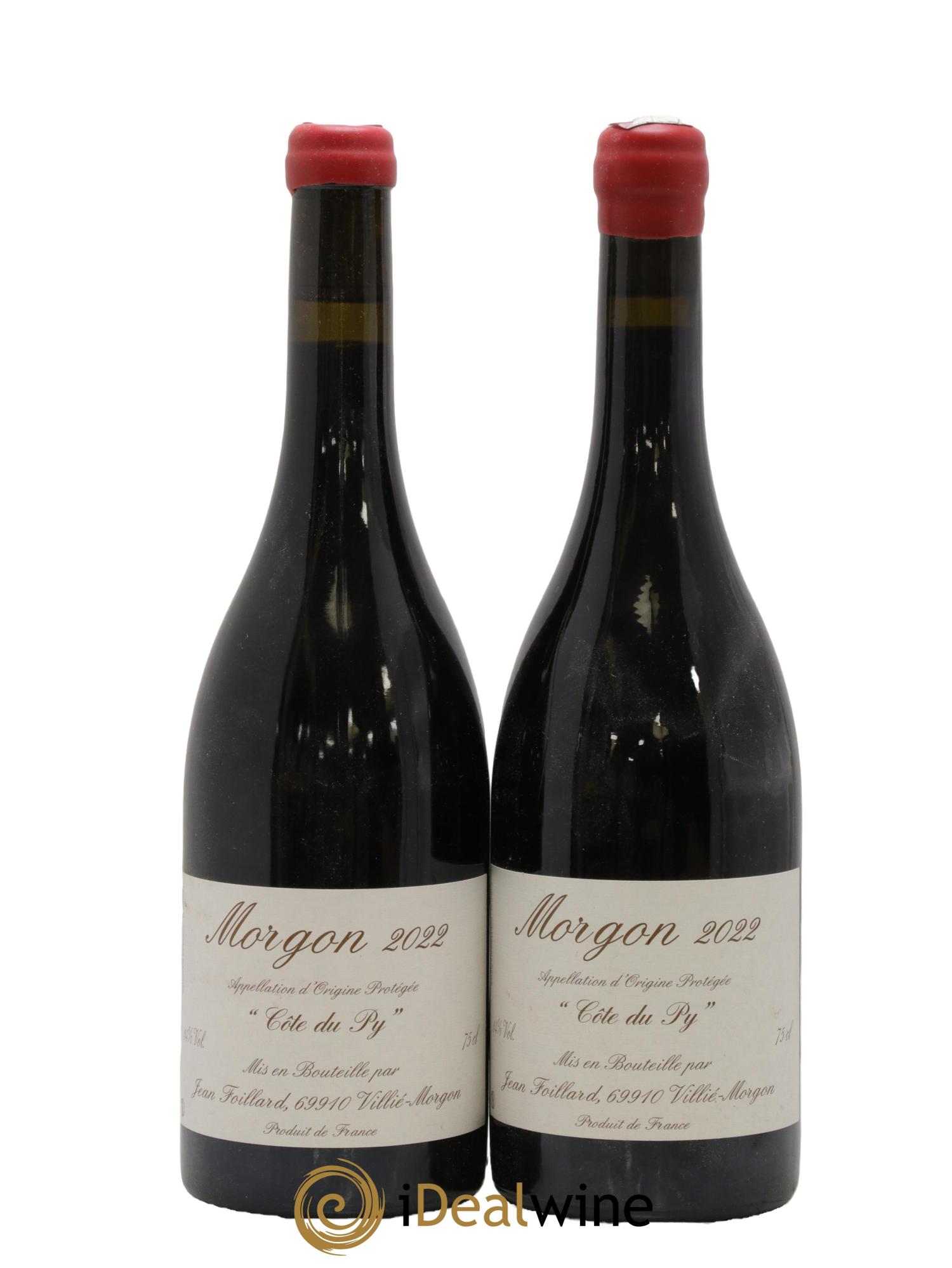 Morgon Côte du Py Jean Foillard 2022 - Lot de 2 bouteilles - 0