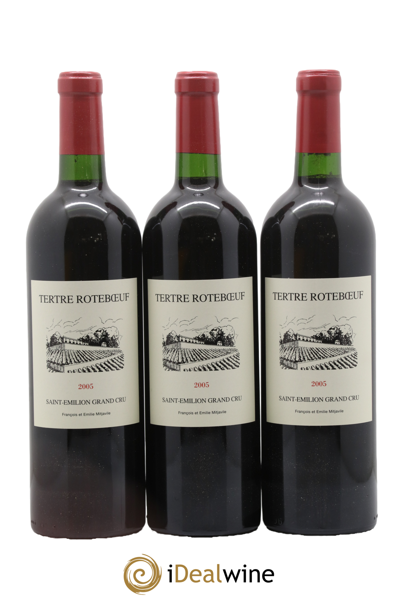 Château Tertre Roteboeuf 2005 - Lot of 6 bottles - 1