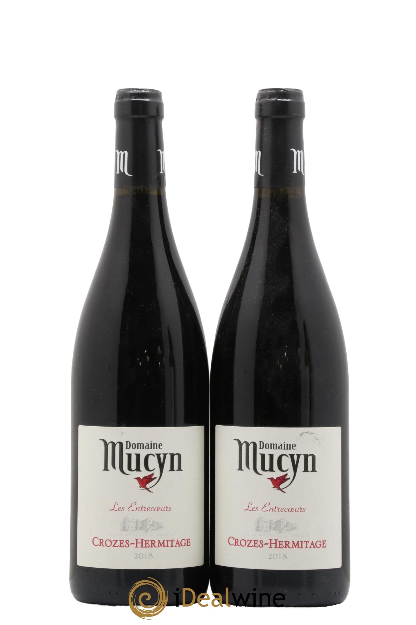 Crozes-Hermitage Les Entrecoeurs Domaine Mucyn 2018 - Lot de 2 bouteilles - 0