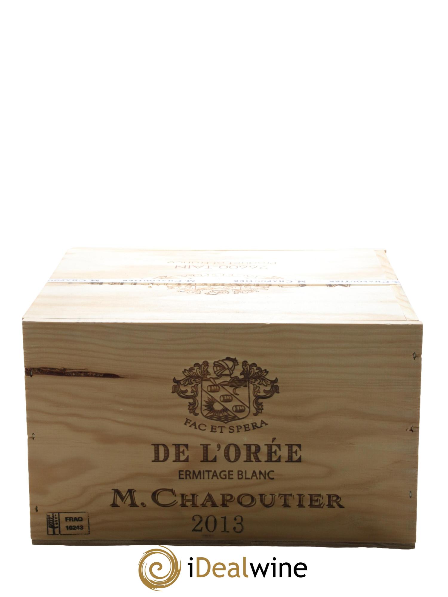 Hermitage Ermitage de l'Orée Chapoutier 2013 - Lotto di 6 bottiglie - 5