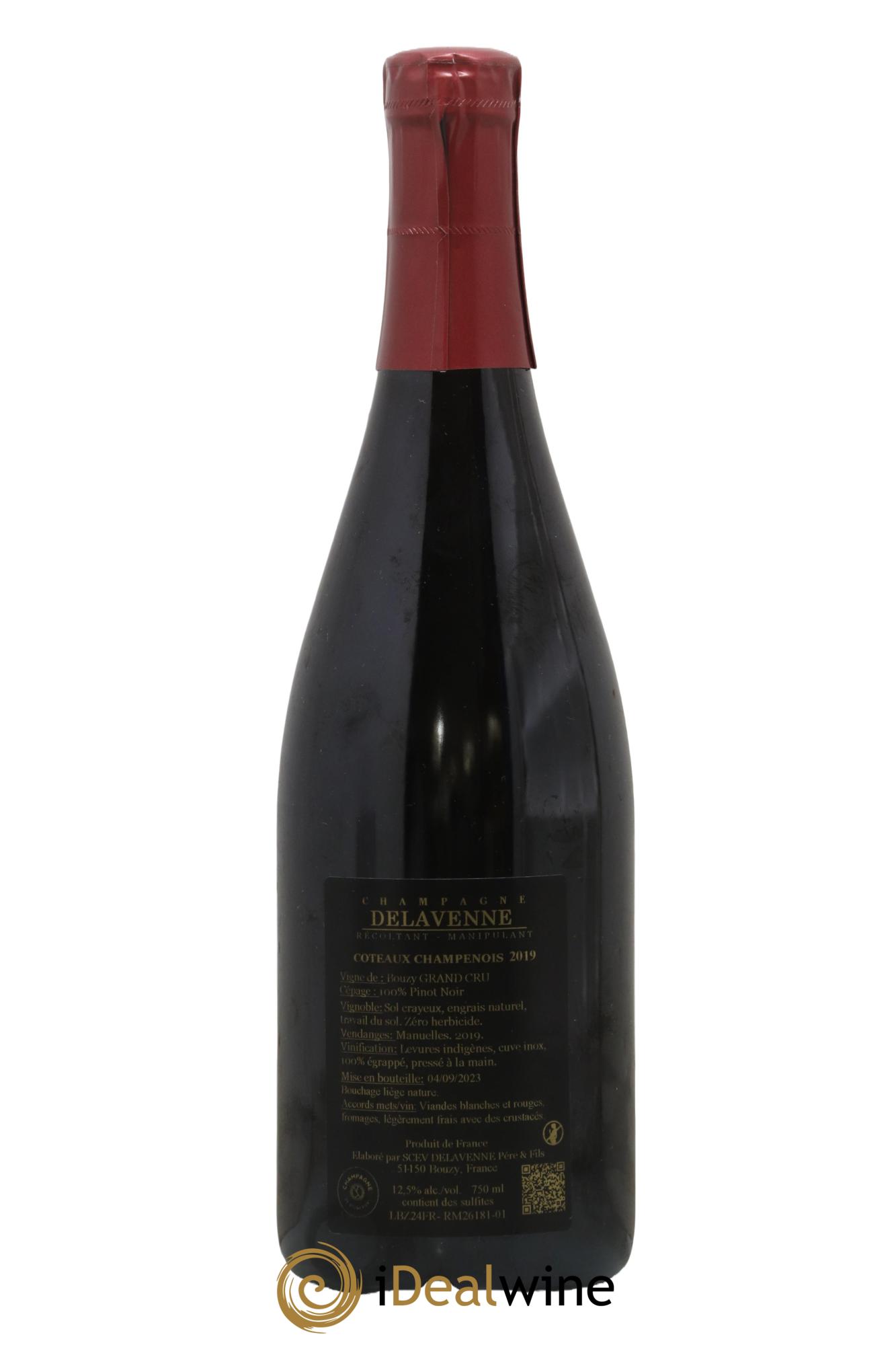 Coteaux Champenois Bouzy - Delavenne Père Et Fils 2019 - Posten von 1 Flasche - 1