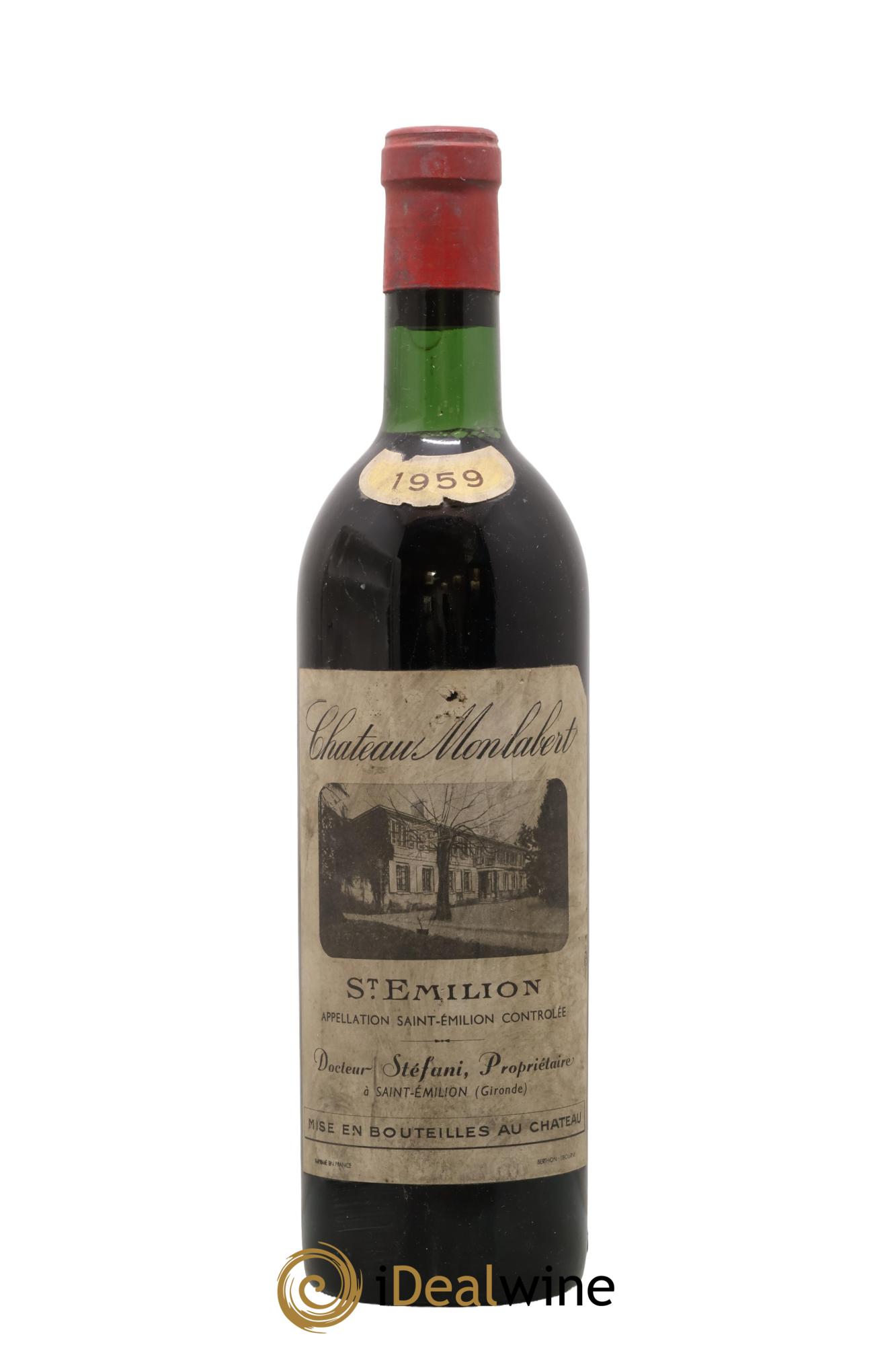 Saint-Émilion Château Monlabert 1959 - Lotto di 1 bottiglia - 0
