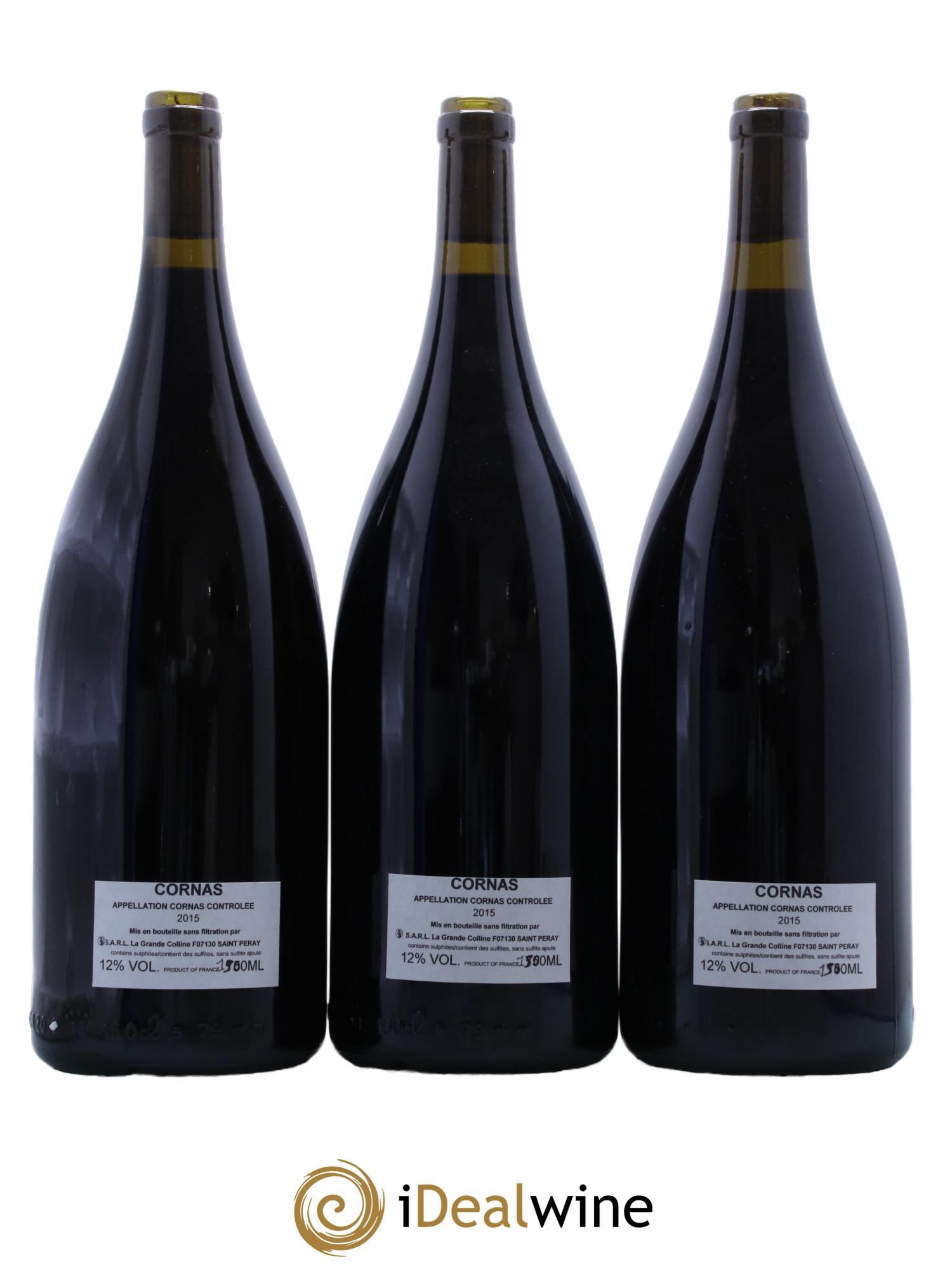 Cornas Hirotake Ooka - Domaine La Grande Colline 2015 - Lot de 3 magnums - 1
