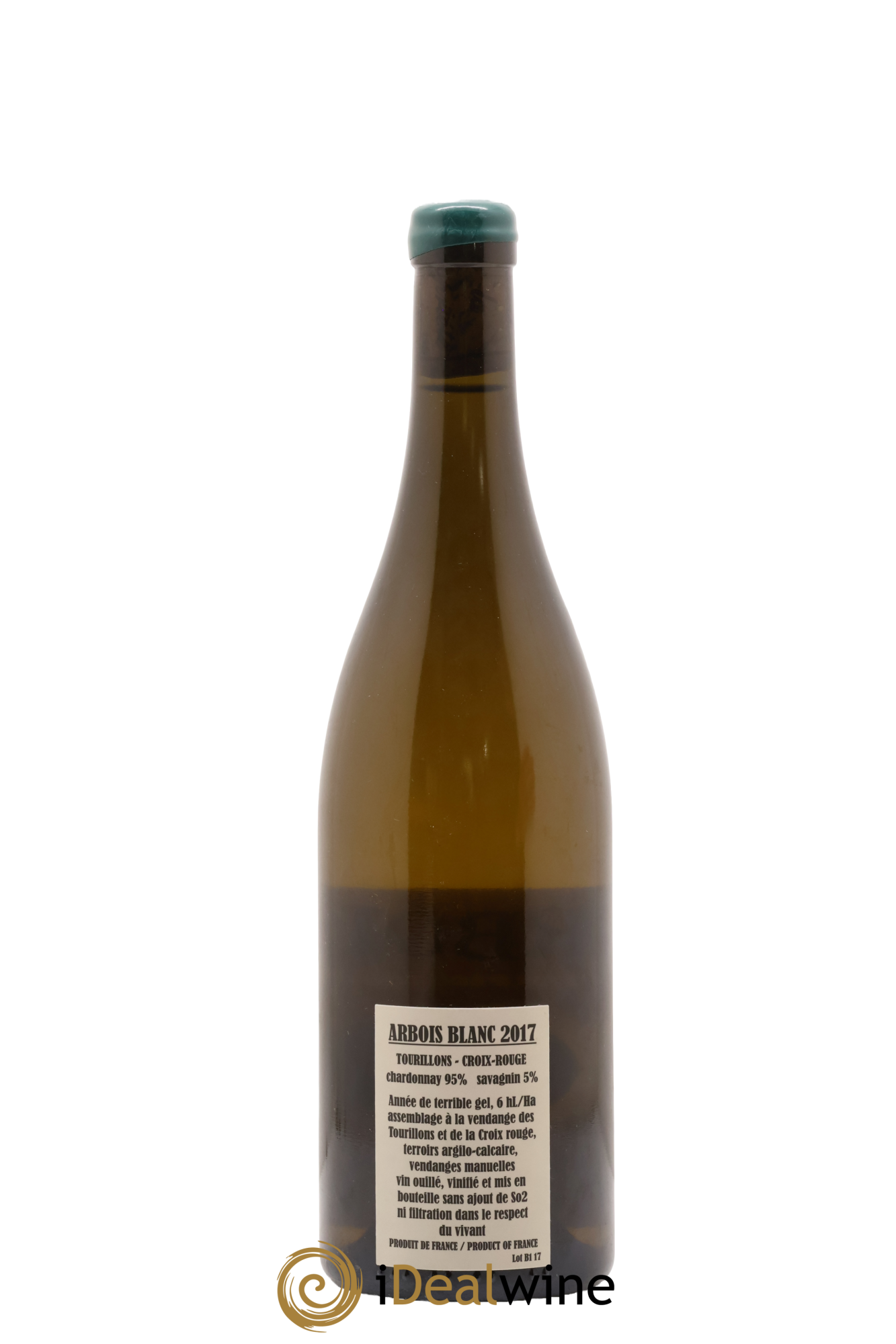 Arbois Tourillons-Croix Rouge Adeline Houillon & Renaud Bruyère 2017 - Lot of 1 bottle - 1