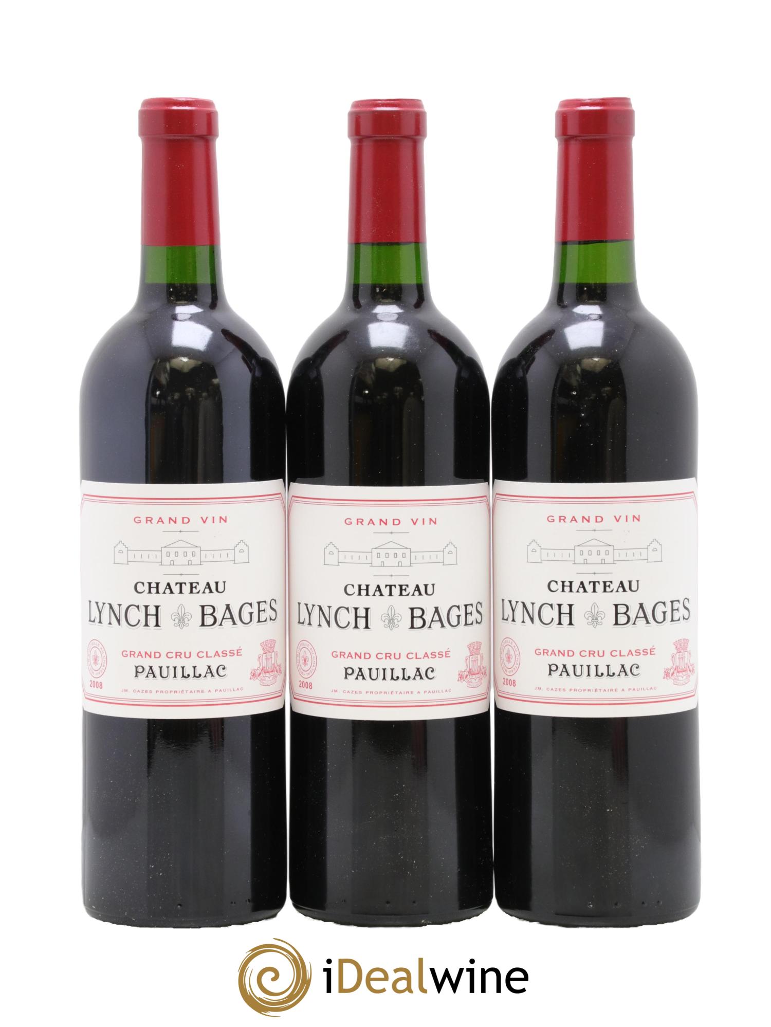 Château Lynch Bages 5ème Grand Cru Classé 2008 - Posten von 12 Flaschen - 2