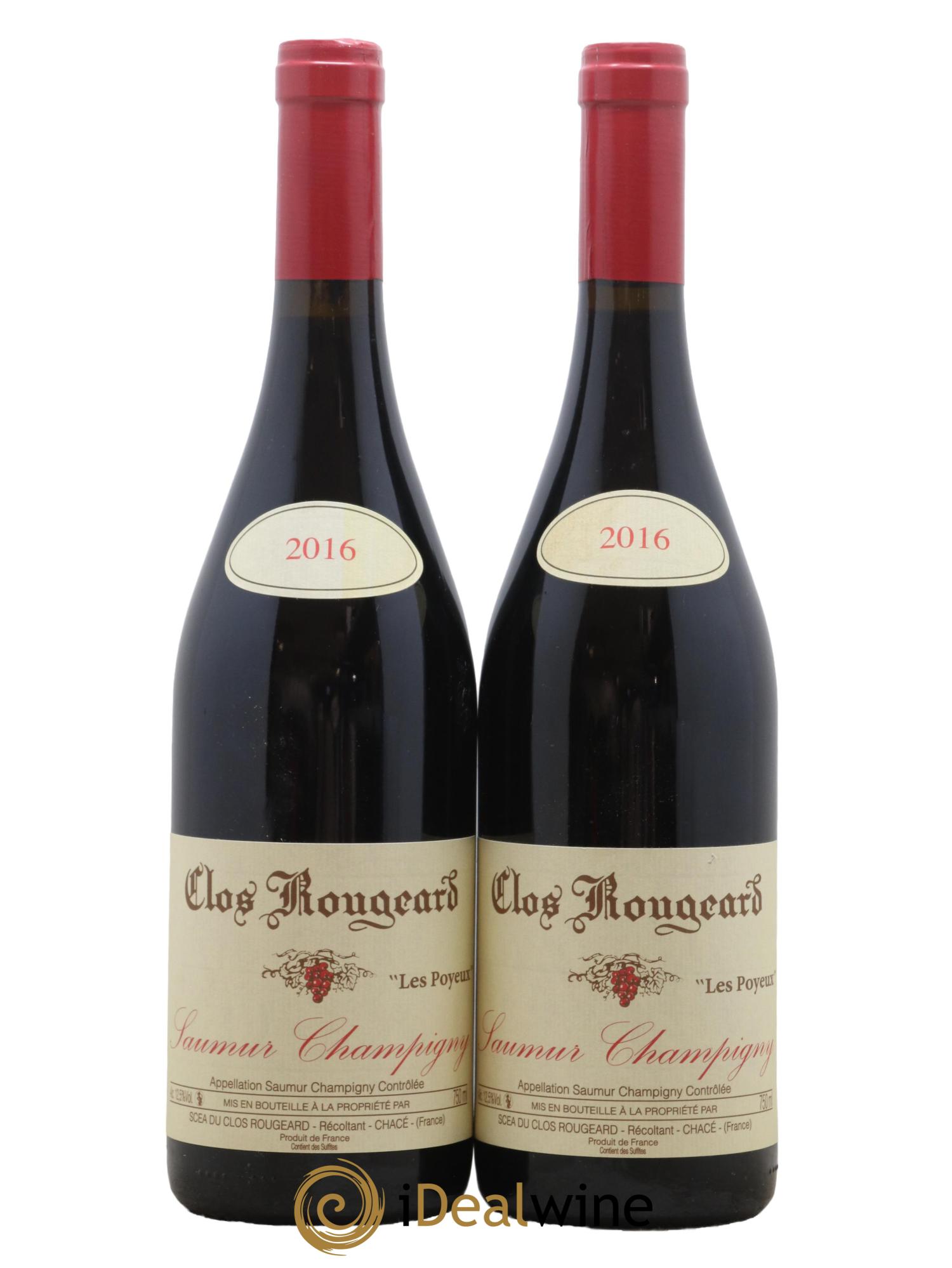 Saumur-Champigny Les Poyeux Clos Rougeard 2016 - Lot de 2 bouteilles - 0