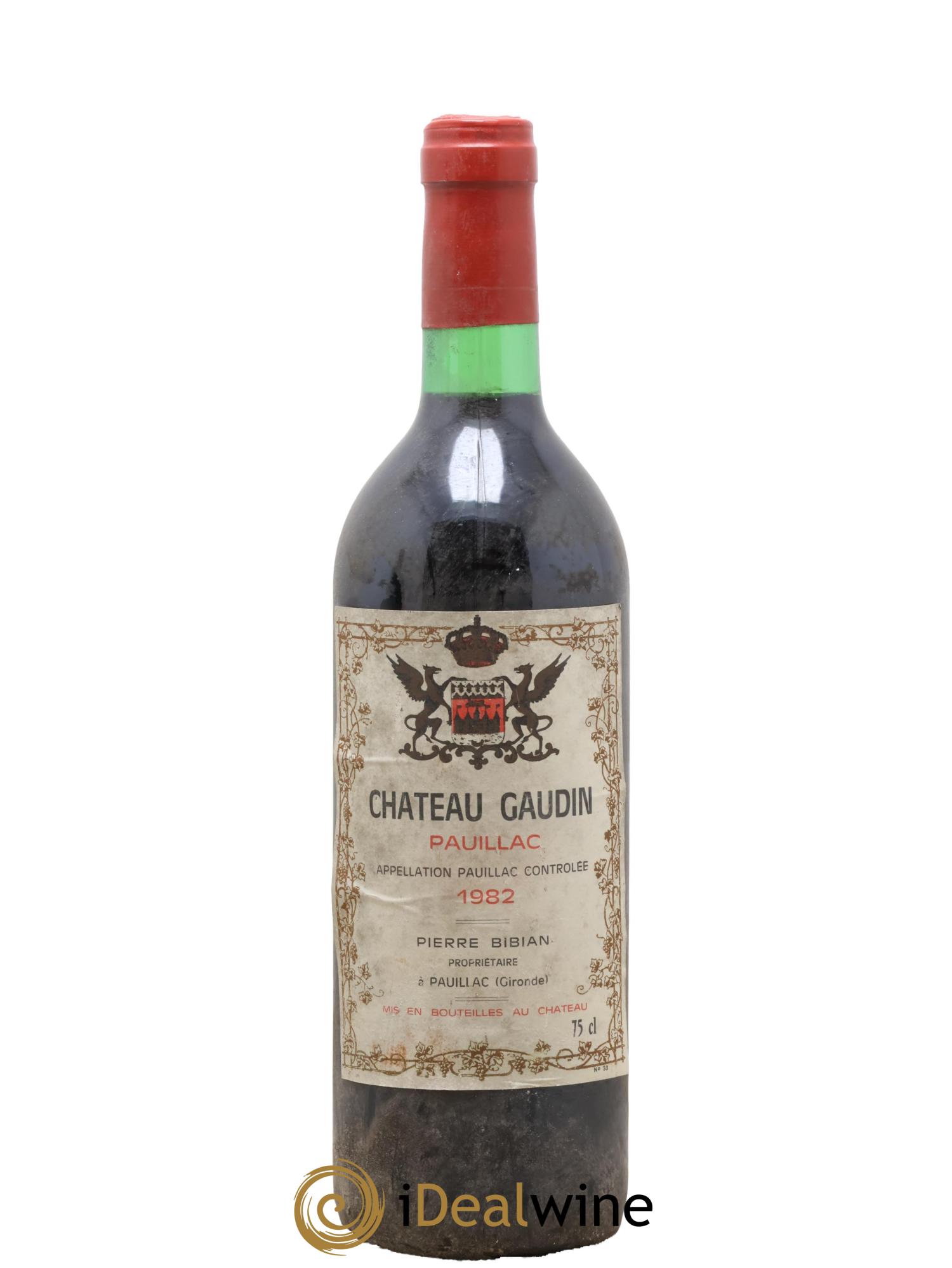 Château Gaudin 1982 - Lot de 1 bouteille - 0