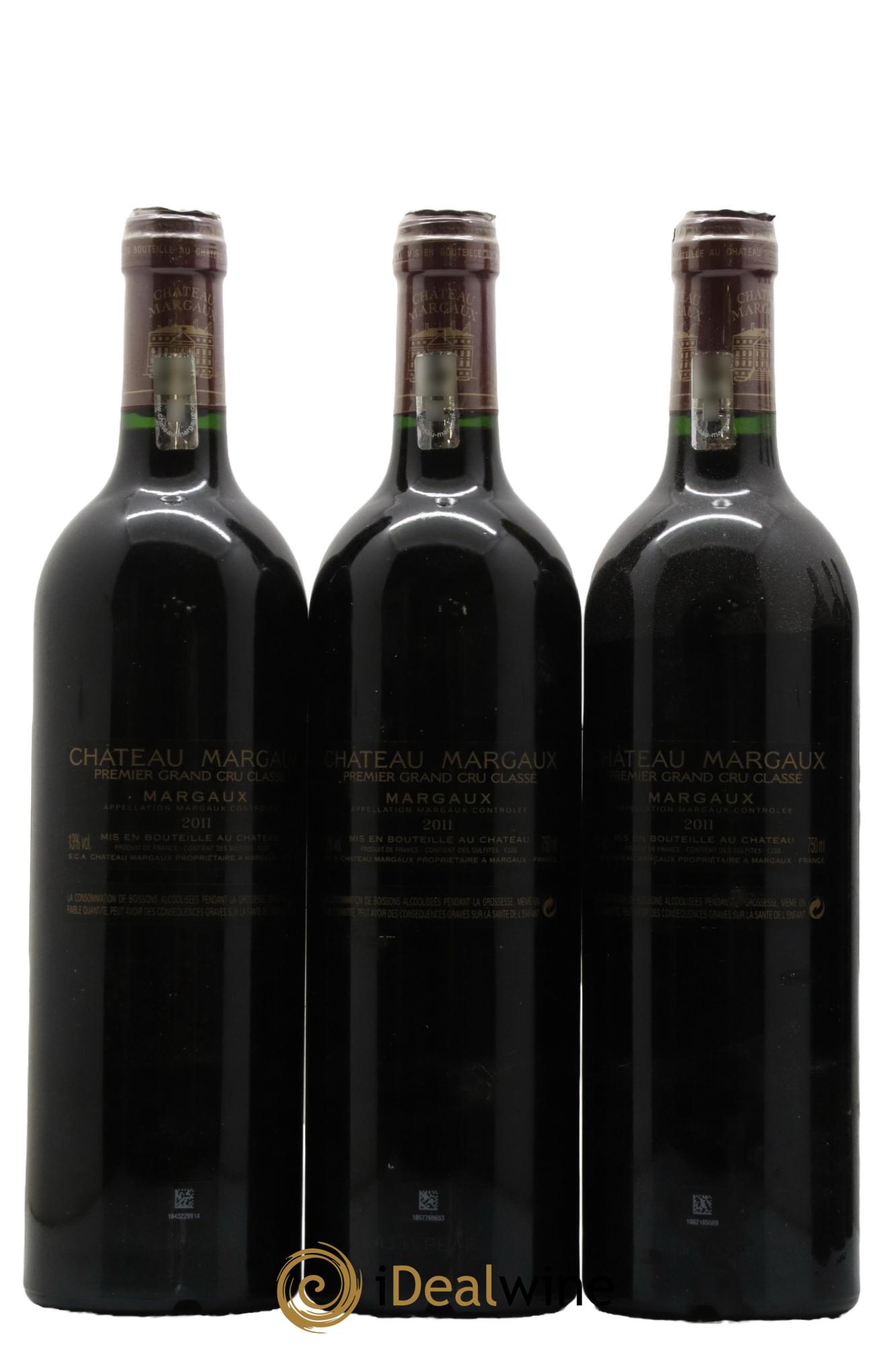 Château Margaux 1er Grand Cru Classé 2011 - Lot de 12 bouteilles - 4