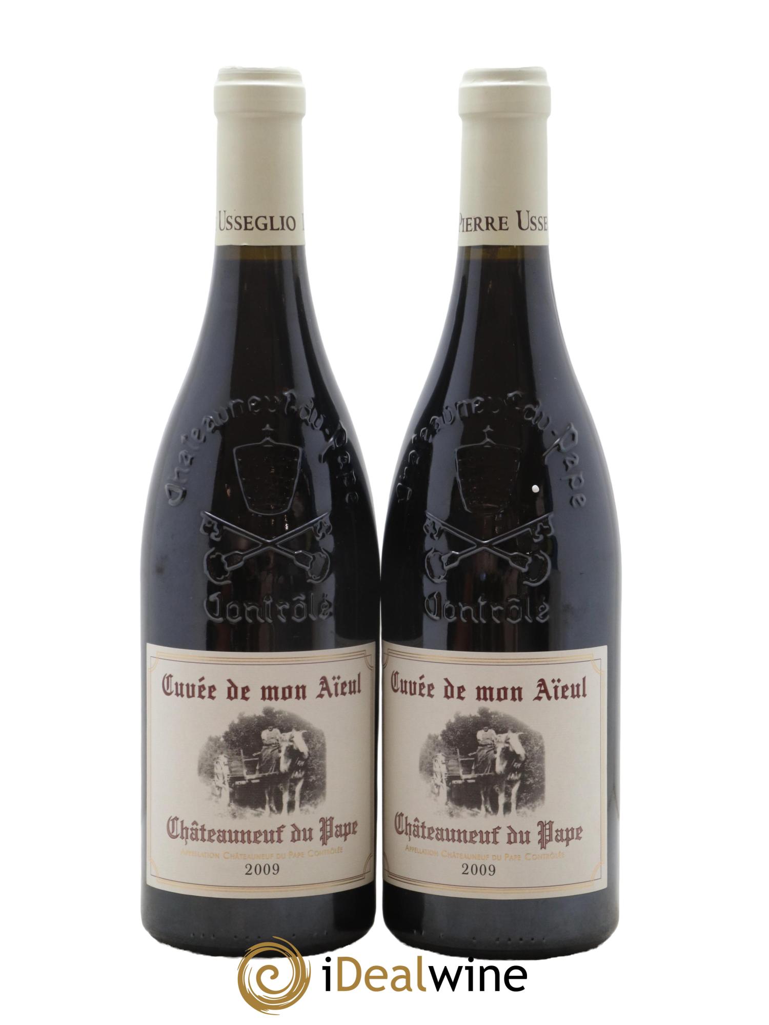 Châteauneuf-du-Pape Cuvée de mon Aïeul Pierre Usseglio & Fils 2009 - Lot de 2 bouteilles - 0