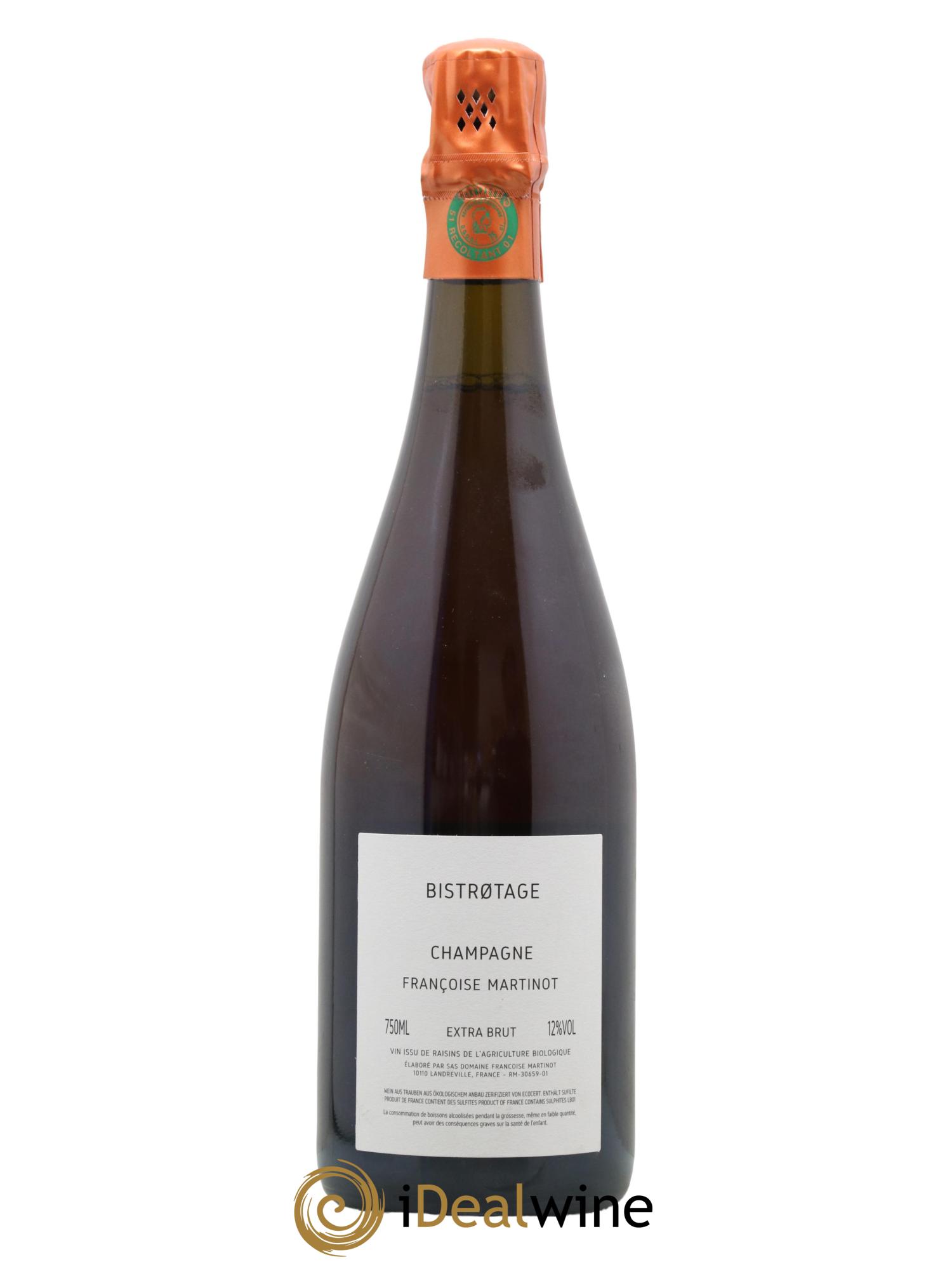 Bistrotage B.11 Françoise Martinot - Charles Dufour - Lot de 1 bouteille - 1