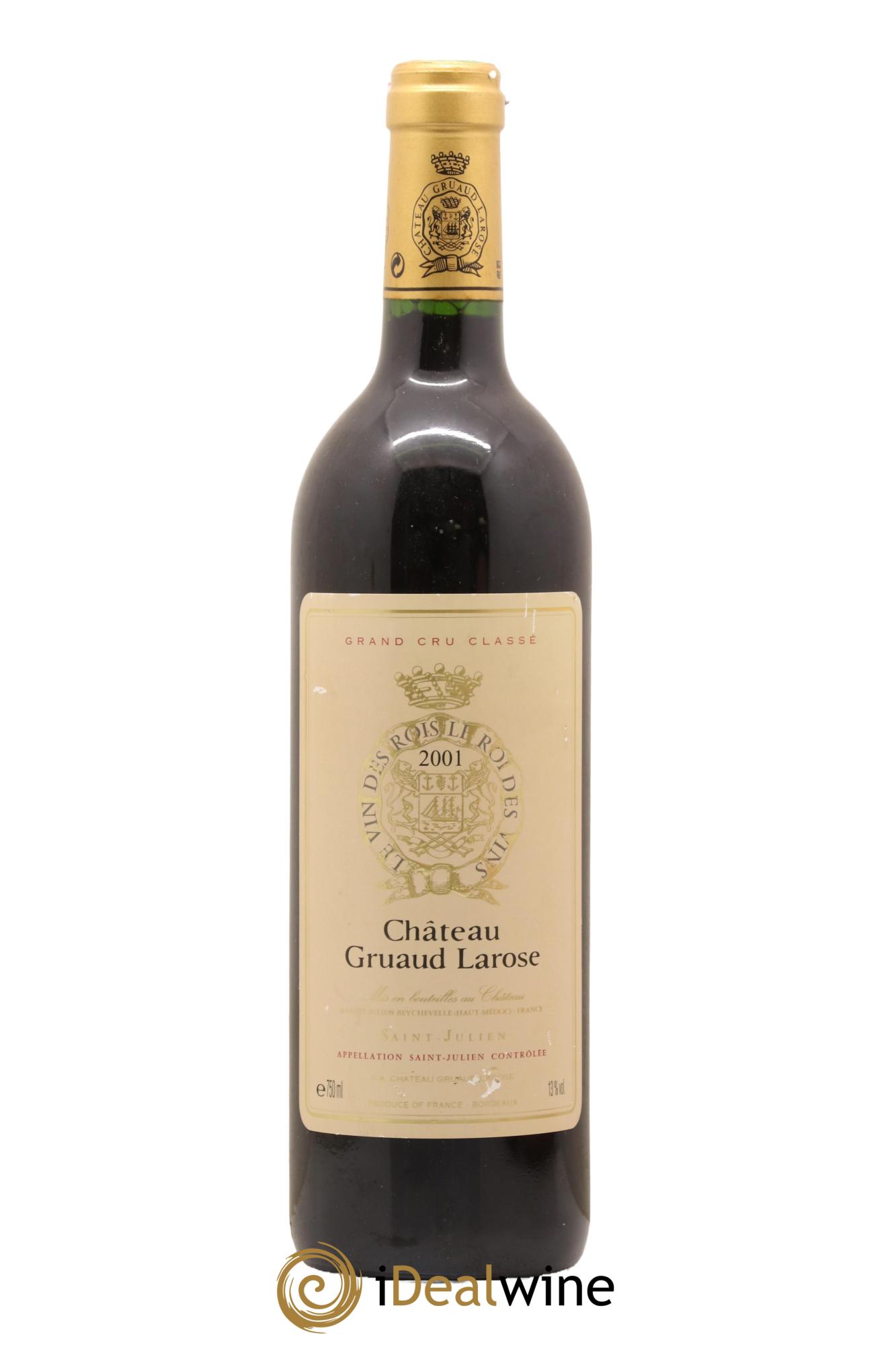 Château Gruaud Larose 2ème Grand Cru Classé 2001 - Lot de 1 bouteille - 0