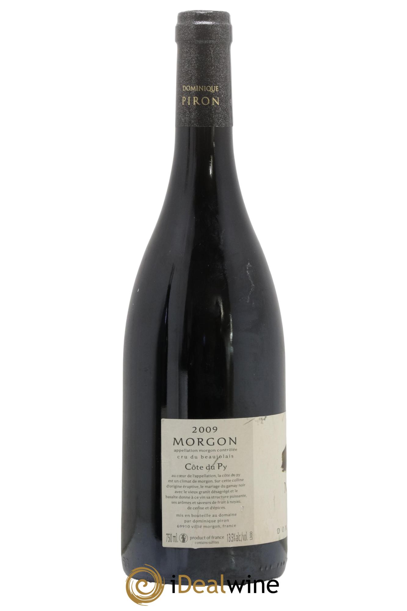 Morgon Côte du Py Dominique Piron (Domaine) 2009 - Lotto di 1 bottiglia - 1