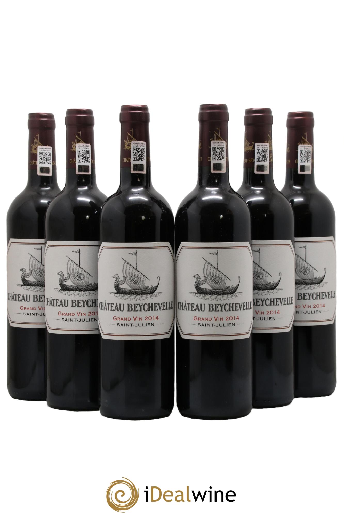 Château Beychevelle 4ème Grand Cru Classé  2014 - Posten von 6 Flaschen - 0