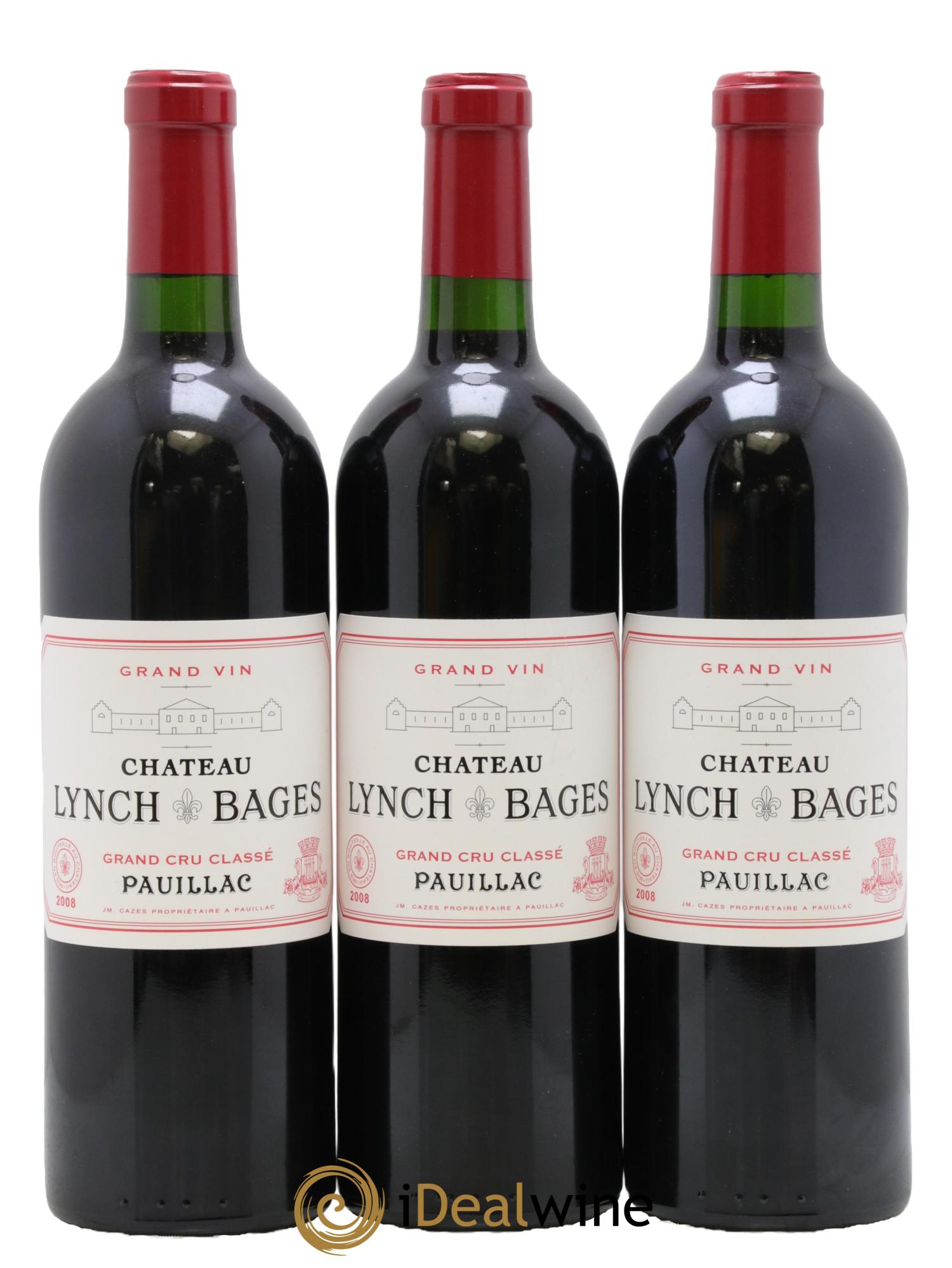 Château Lynch Bages 5ème Grand Cru Classé 2008 - Lot of 12 bottles - 4
