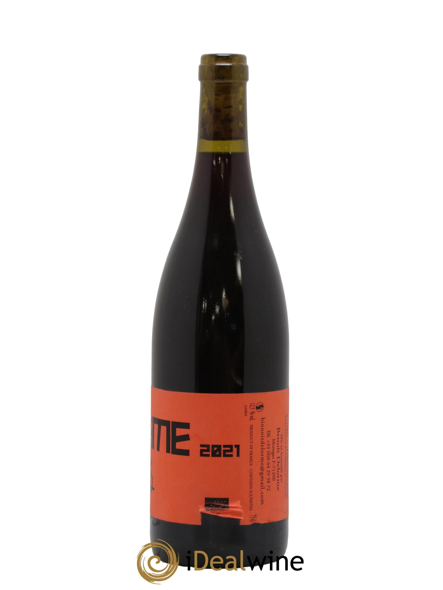 Bourgogne Côte Chalonnaise Organisme Culturel Benoit Delorme 2021 - Lot de 1 bouteille - 1