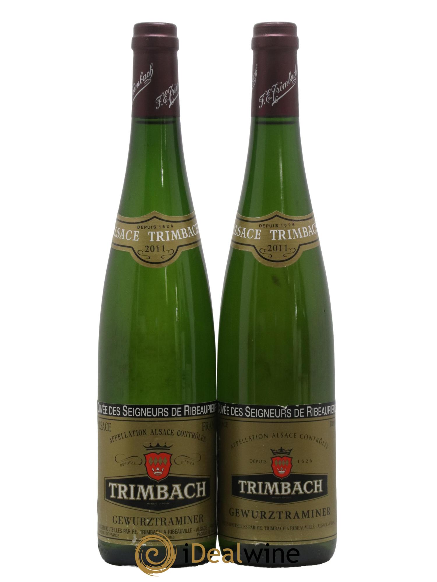 Alsace Gewurztraminer Seigneurs de Ribeaupierre Trimbach (Domaine) 2011 - Lot de 2 bouteilles - 0