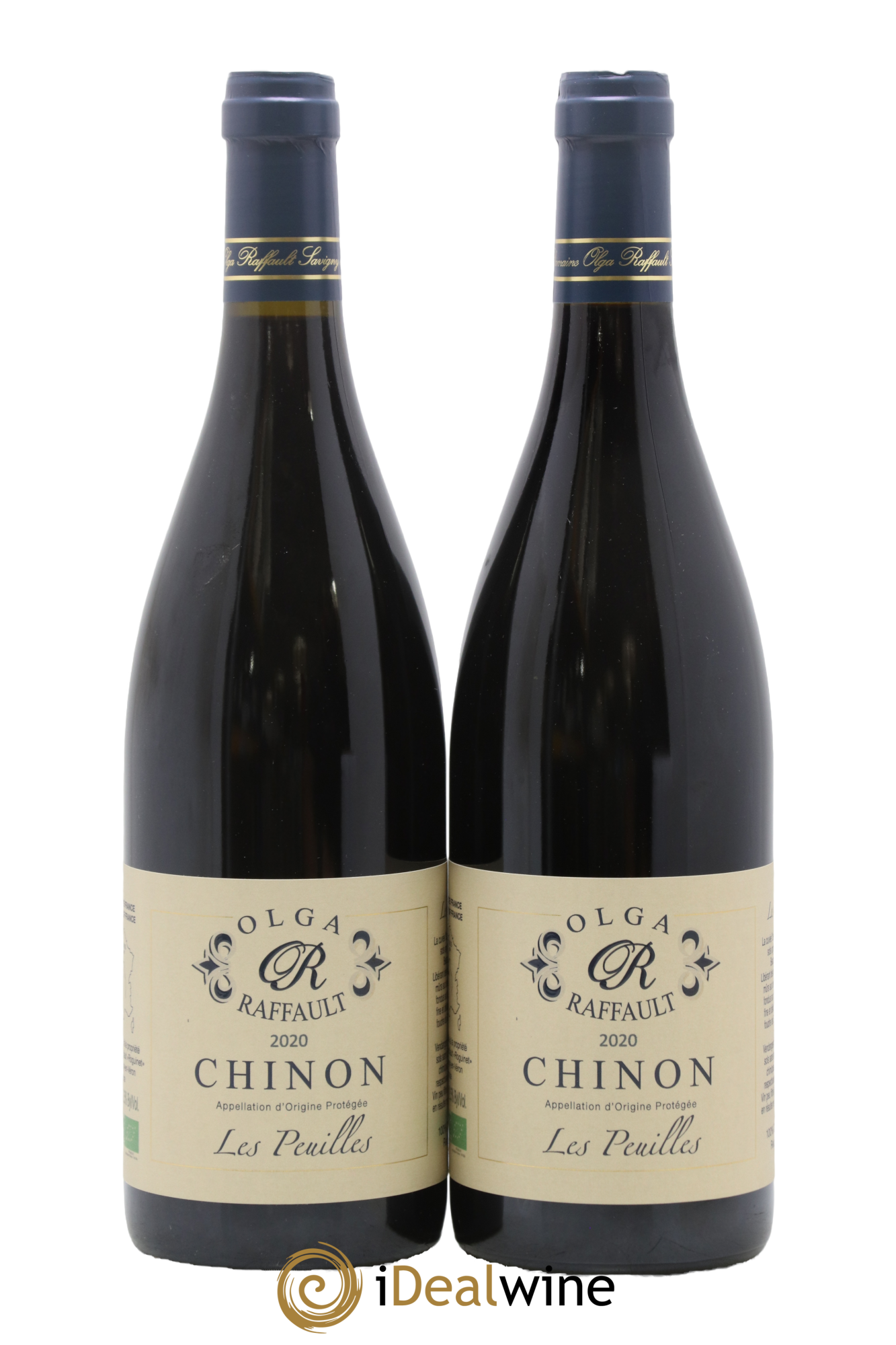 Chinon Les Peuilles Olga Raffault 2020 - Lot de 2 bouteilles - 0