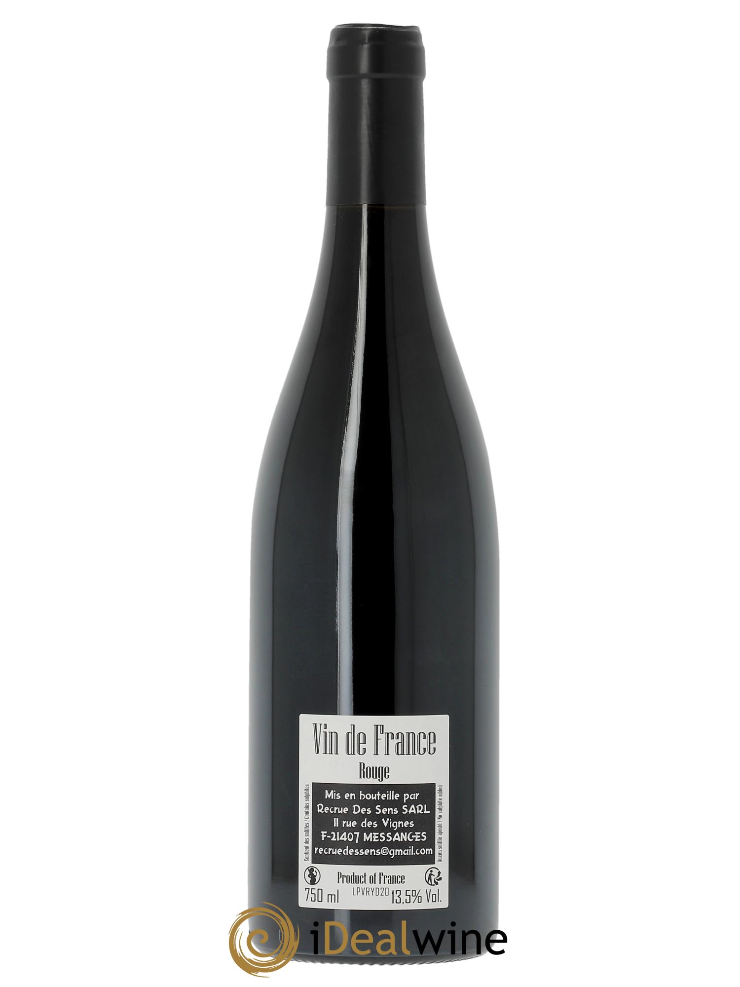 Vin de France PV Yann Durieux - Recrue des Sens  2020 - Lot of 1 bottle - 1