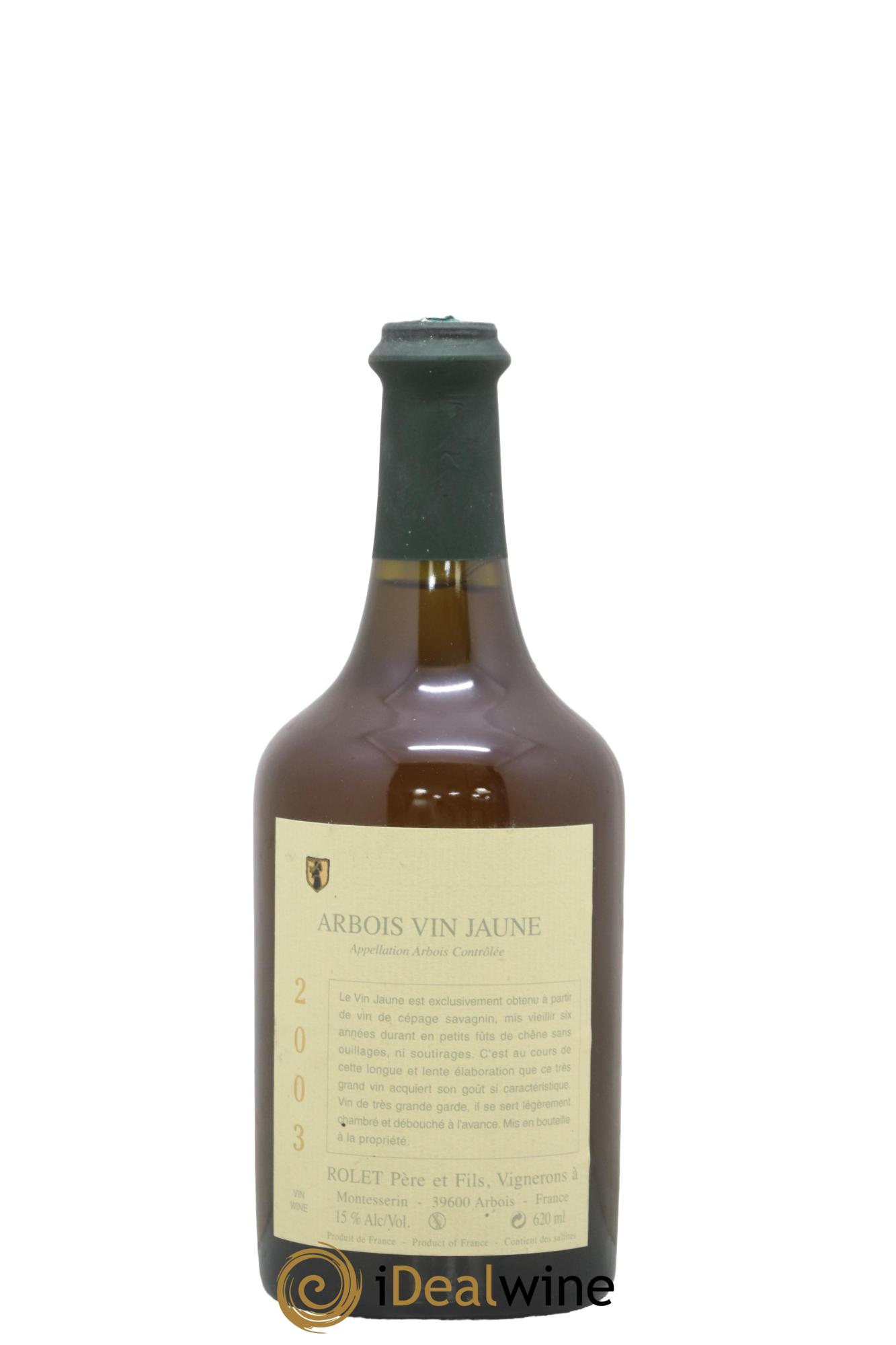 Arbois Vin Jaune Domaine Rolet 2003 - Lotto di 1 clavelin - 0